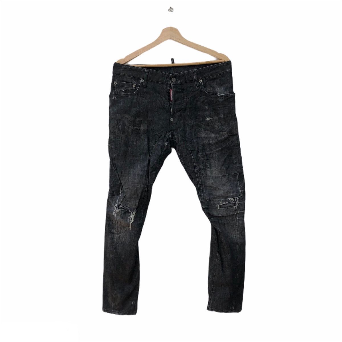 Dsquared2 DSQUARED2 DISTESSED DENIM SKINNY Size US 33 - 1 Thumbnail