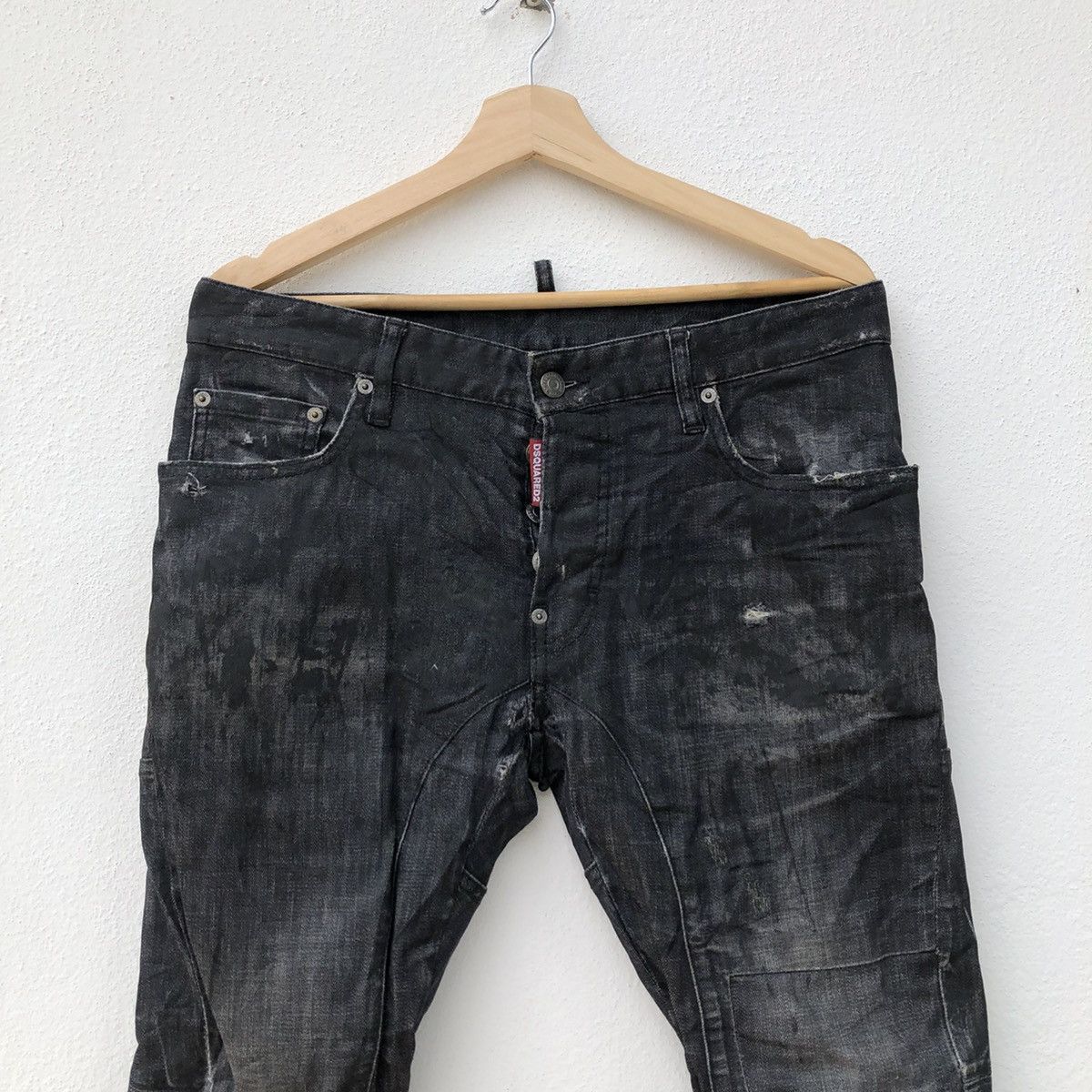Dsquared2 DSQUARED2 DISTESSED DENIM SKINNY Size US 33 - 4 Thumbnail