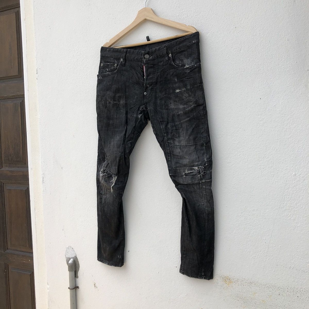 Dsquared2 DSQUARED2 DISTESSED DENIM SKINNY Size US 33 - 3 Thumbnail