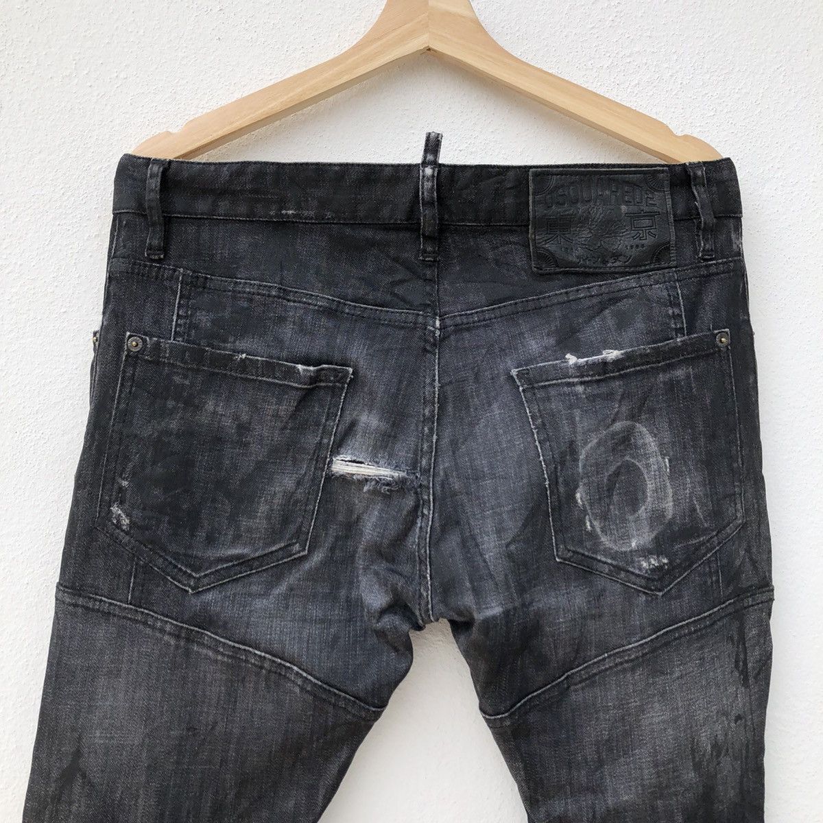 Dsquared2 DSQUARED2 DISTESSED DENIM SKINNY Size US 33 - 9 Thumbnail
