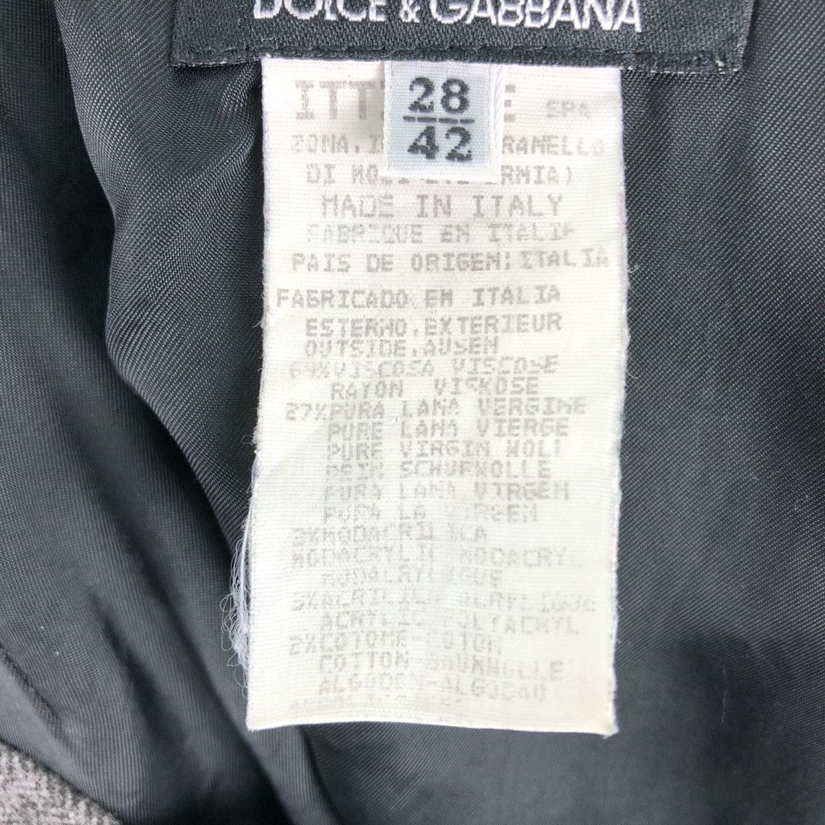 Dolce & Gabbana D&G Dolce & Gabbana Grey Mini Skirt Size 27" / US 4 / IT 40 - 13 Thumbnail