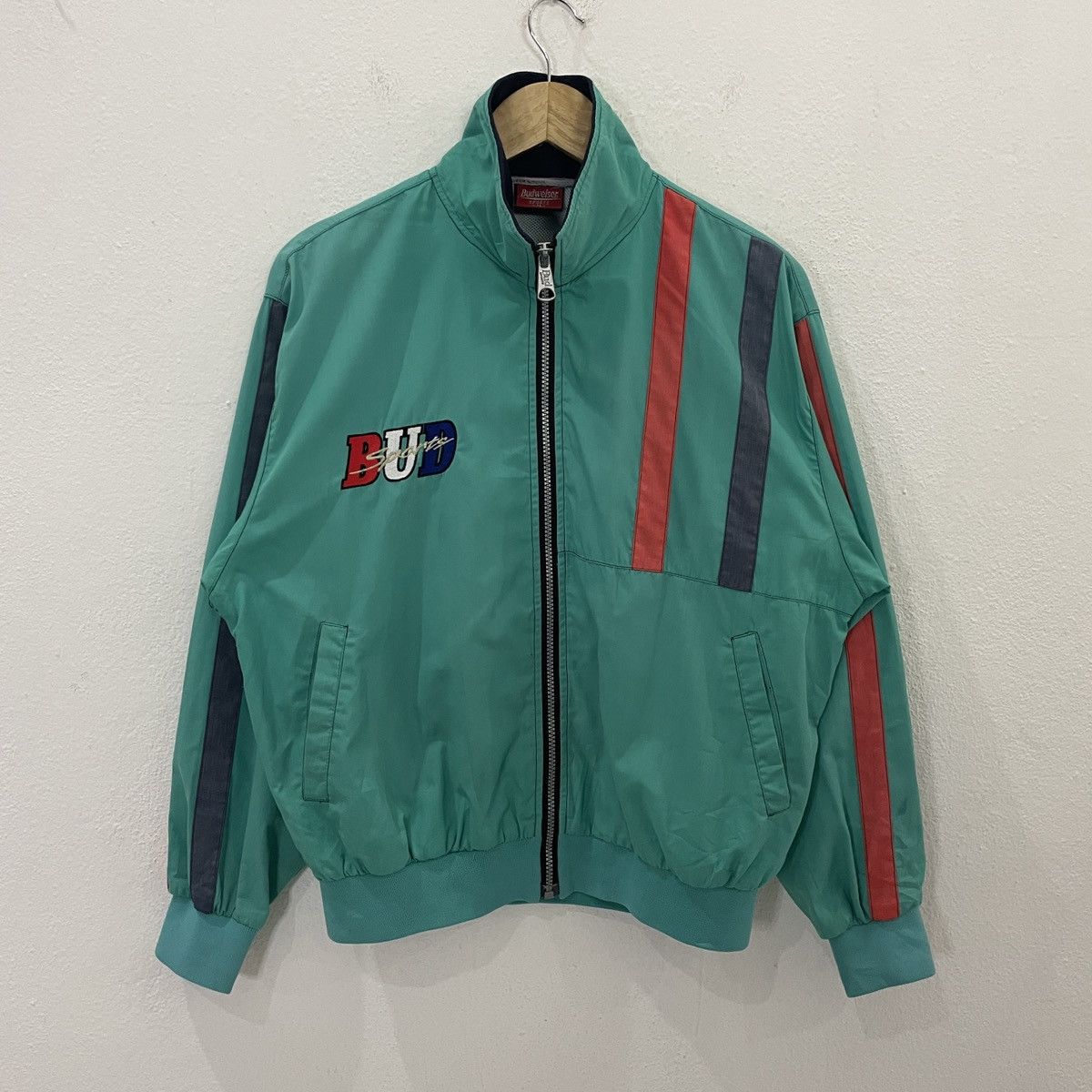 Budweiser Vintage Budweiser Sports Big Logo Jacket Size US L / EU 52-54 / 3 - 1 Thumbnail