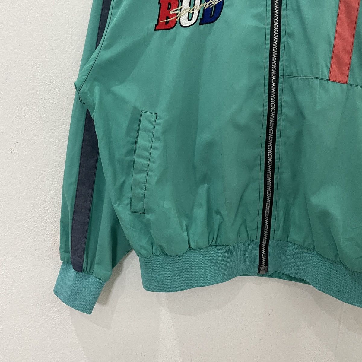Budweiser Vintage Budweiser Sports Big Logo Jacket Size US L / EU 52-54 / 3 - 3 Thumbnail