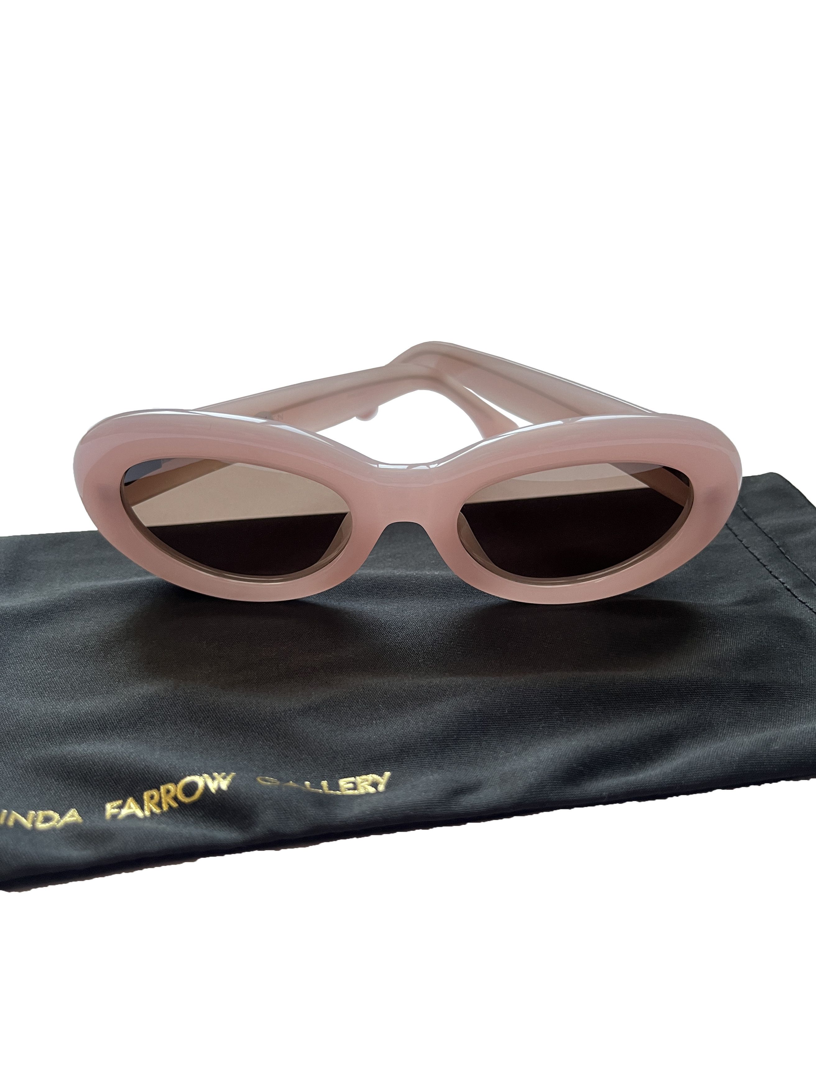 Dries Van Noten × Linda Farrow ⚡️QUICK SALE⚡️Dries Van Noten x Farrow Oval Sunglasses Size ONE SIZE - 1 Thumbnail