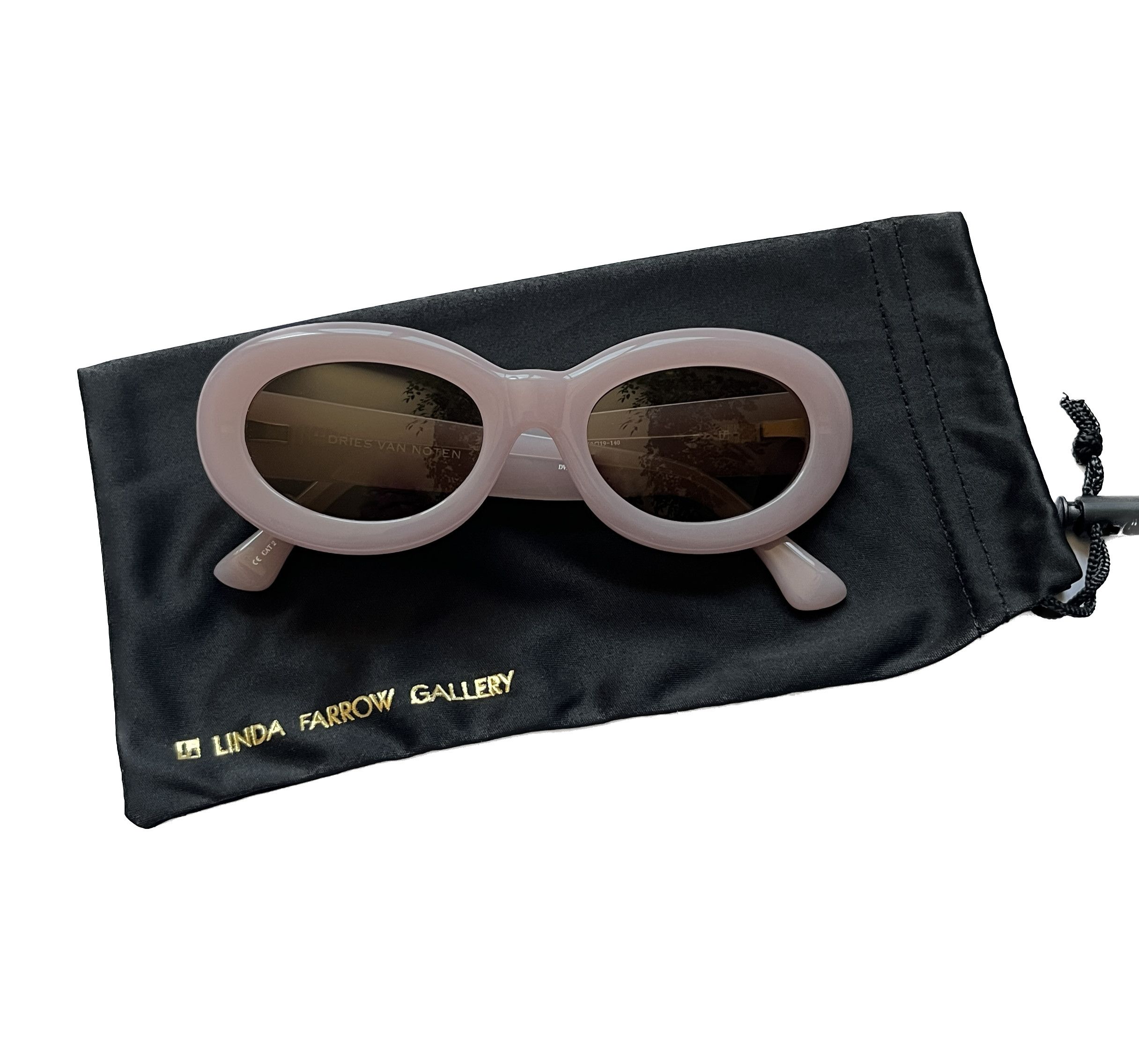 Dries Van Noten × Linda Farrow ⚡️QUICK SALE⚡️Dries Van Noten x Farrow Oval Sunglasses Size ONE SIZE - 2 Thumbnail