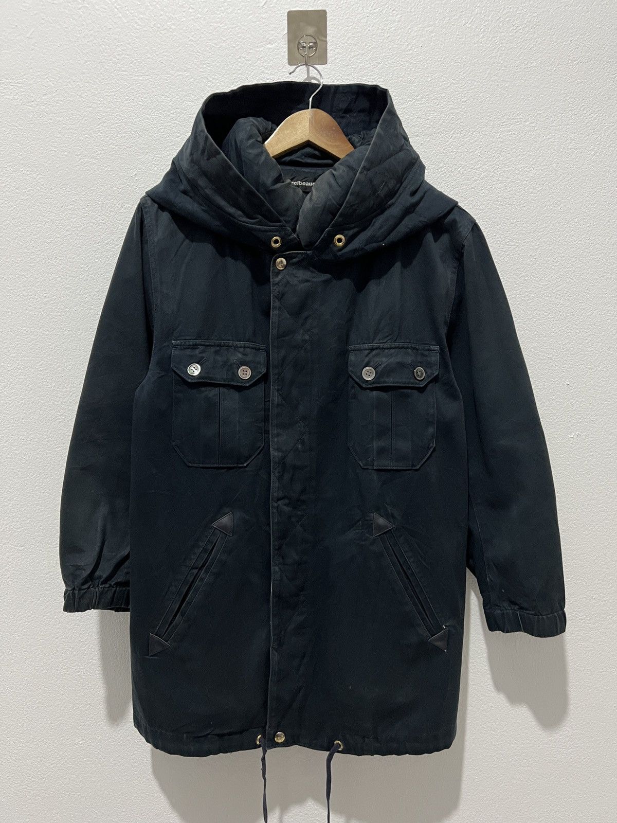 Issey Miyake × Japanese Brand × mercibeaucoup Mercibeaucoup Hoodie Long Jacket Parka Size US L / EU 52-54 / 3 - 2 Thumbnail