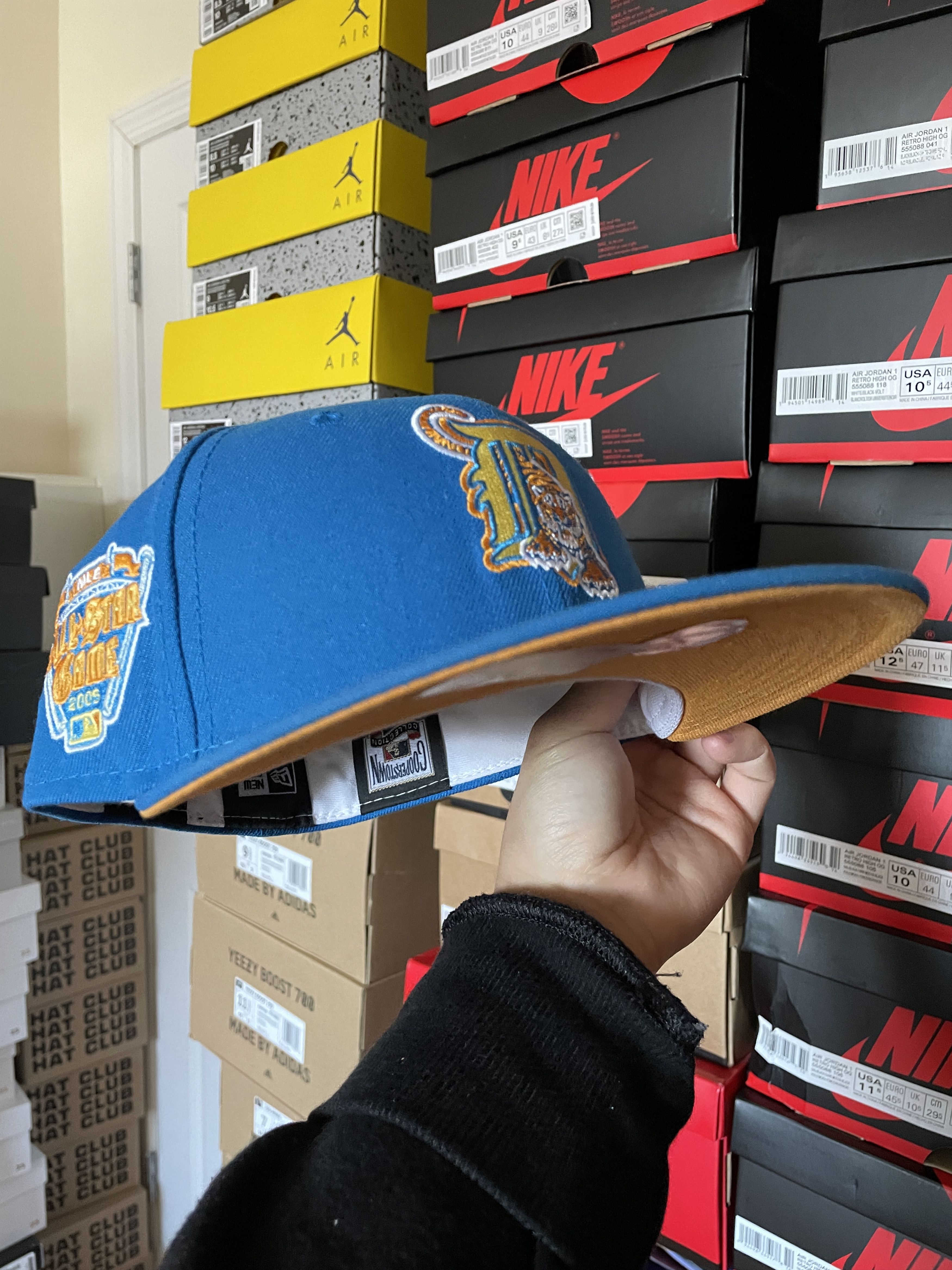 Hat Club × MLB × New Era Hatclub Sunrise Daybreaker Detroit Tigers 7 ASG Blue Orange Size ONE SIZE - 6 Thumbnail