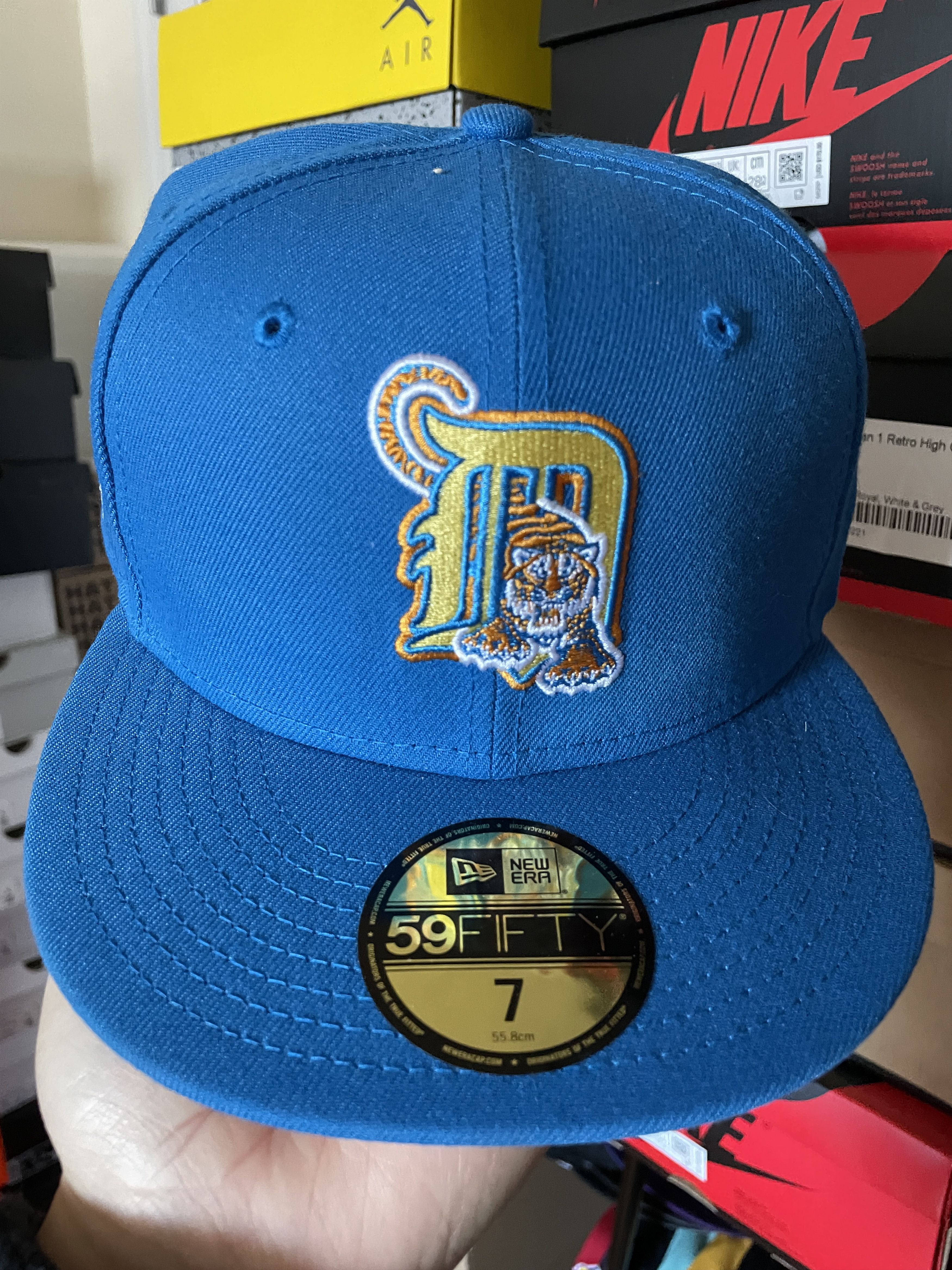 Hat Club × MLB × New Era Hatclub Sunrise Daybreaker Detroit Tigers 7 ASG Blue Orange Size ONE SIZE - 2 Thumbnail