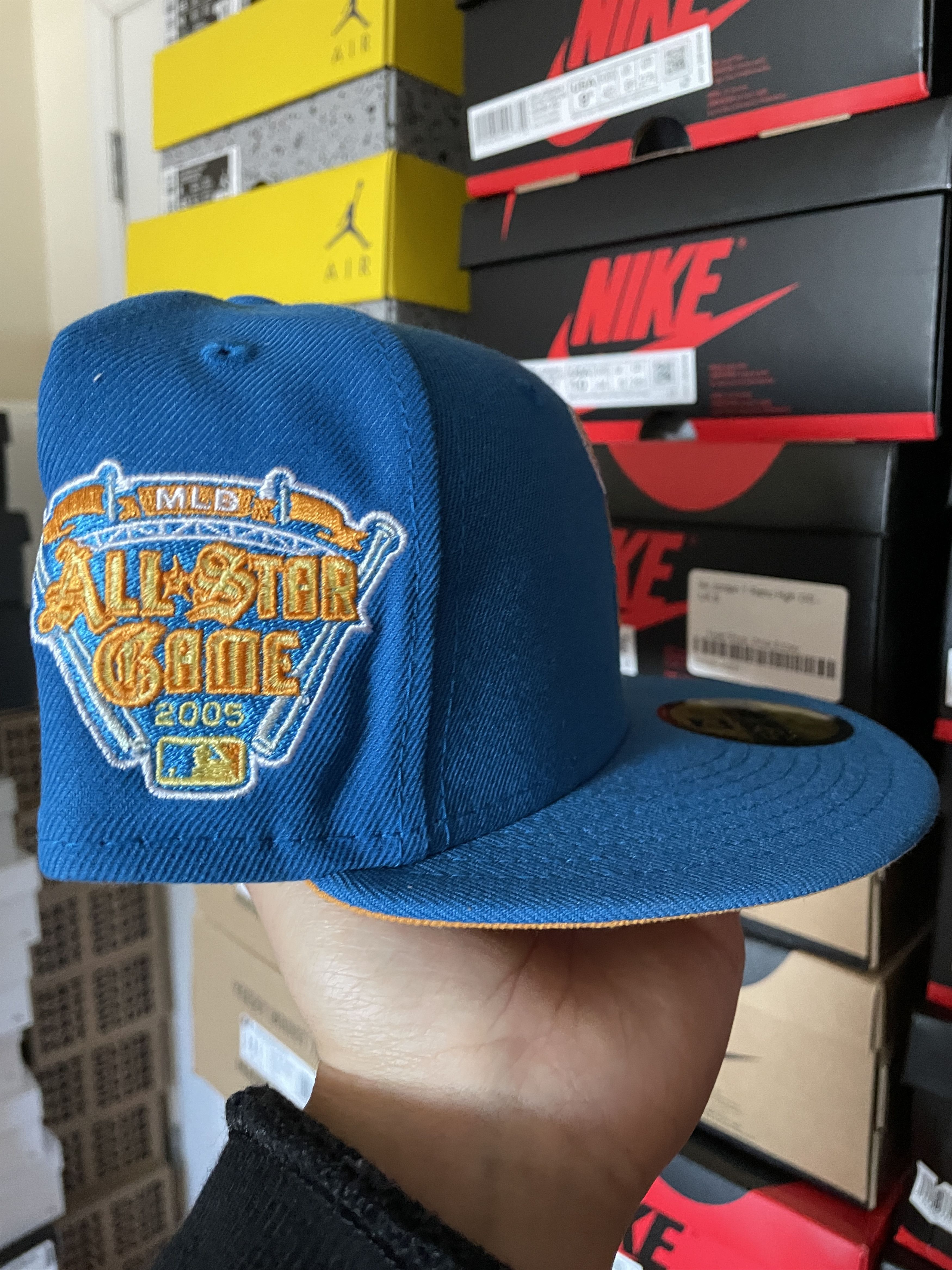 Hat Club × MLB × New Era Hatclub Sunrise Daybreaker Detroit Tigers 7 ASG Blue Orange Size ONE SIZE - 3 Thumbnail