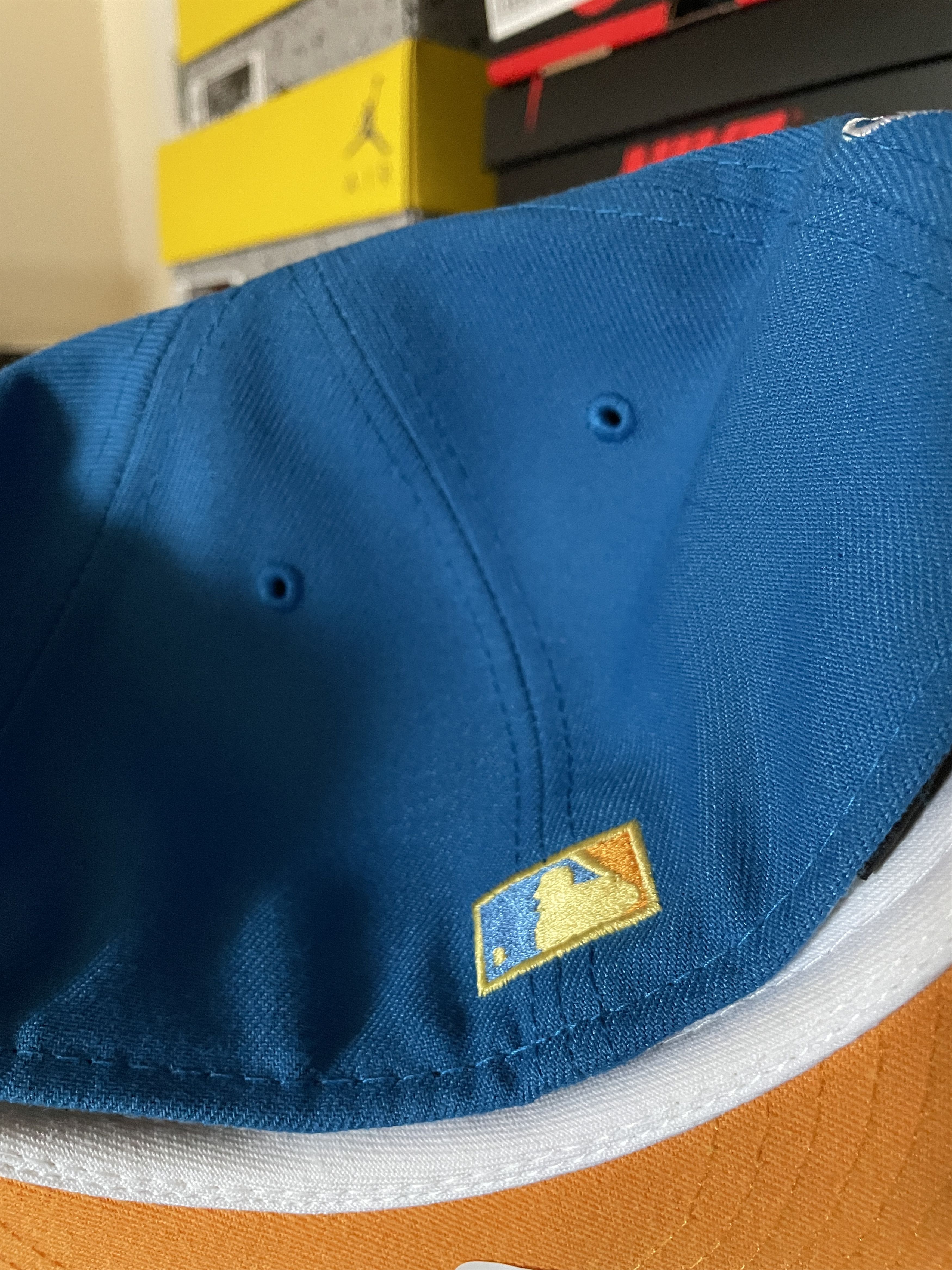 Hat Club × MLB × New Era Hatclub Sunrise Daybreaker Detroit Tigers 7 ASG Blue Orange Size ONE SIZE - 4 Thumbnail