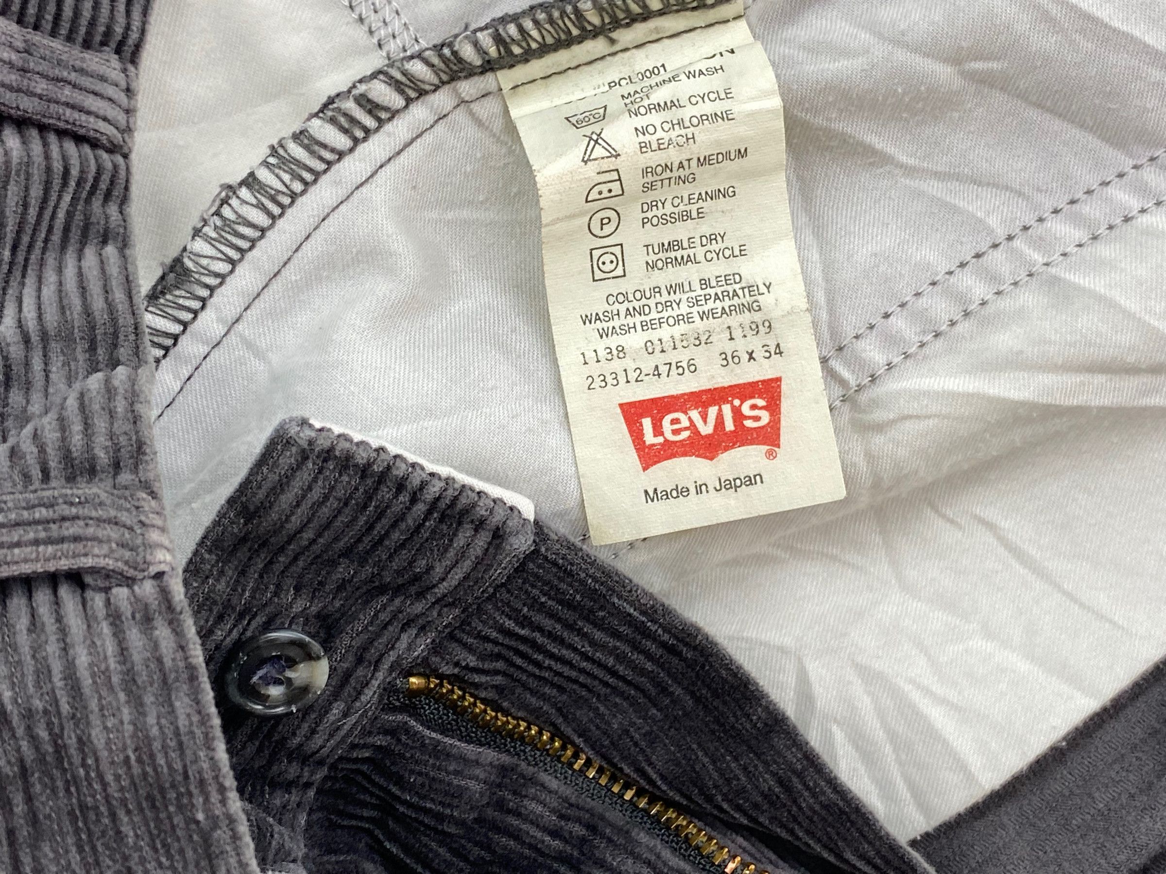 Levi's Levi’s Vintage Clothing 90s Corduroy Pants — Made in Japan Size US 34 / EU 50 - 12 Thumbnail