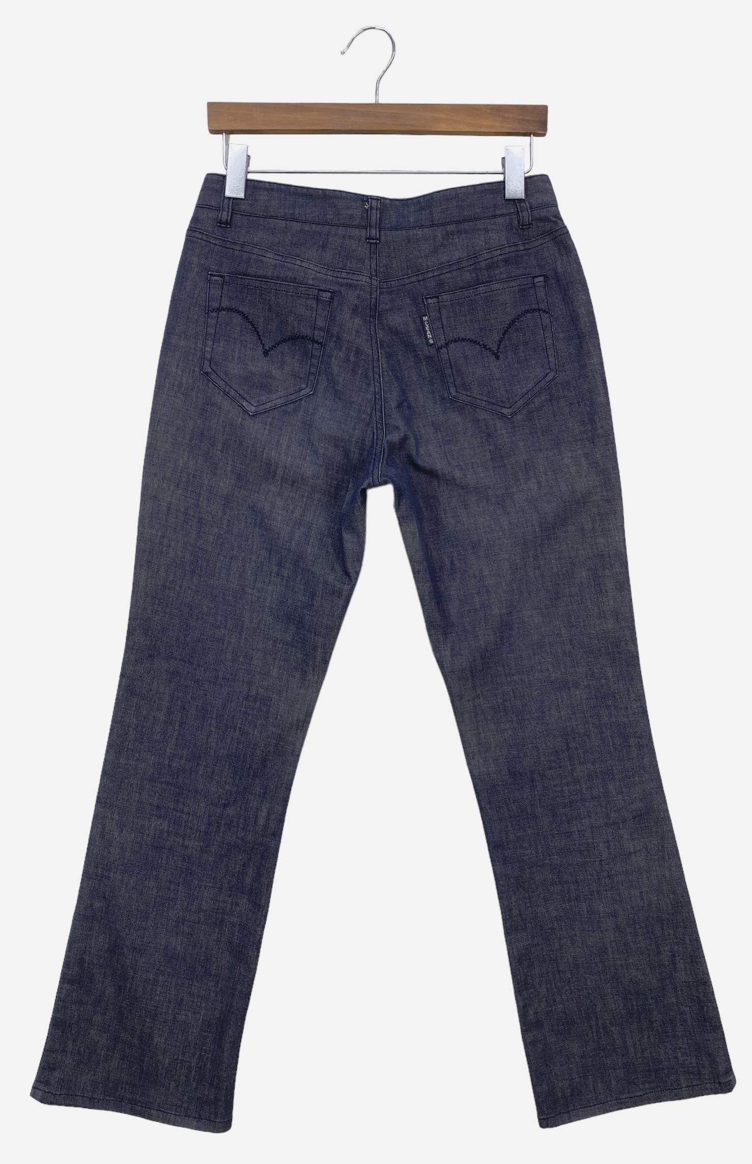 Michiko Koshino London Michiko Koshino Flare Pants HighWaist Wide LegTrousers Size 29" - 2 Thumbnail