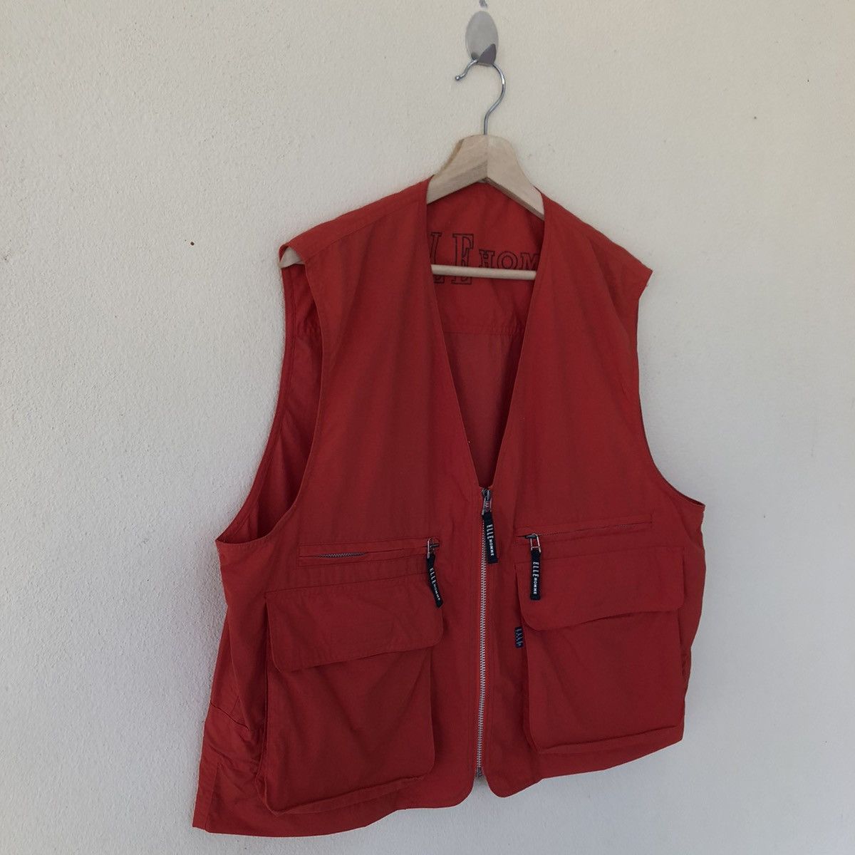 Japanese Brand Tank Top Tactical Parachute Elle Homme Paris Size US L / EU 52-54 / 3 - 3 Thumbnail
