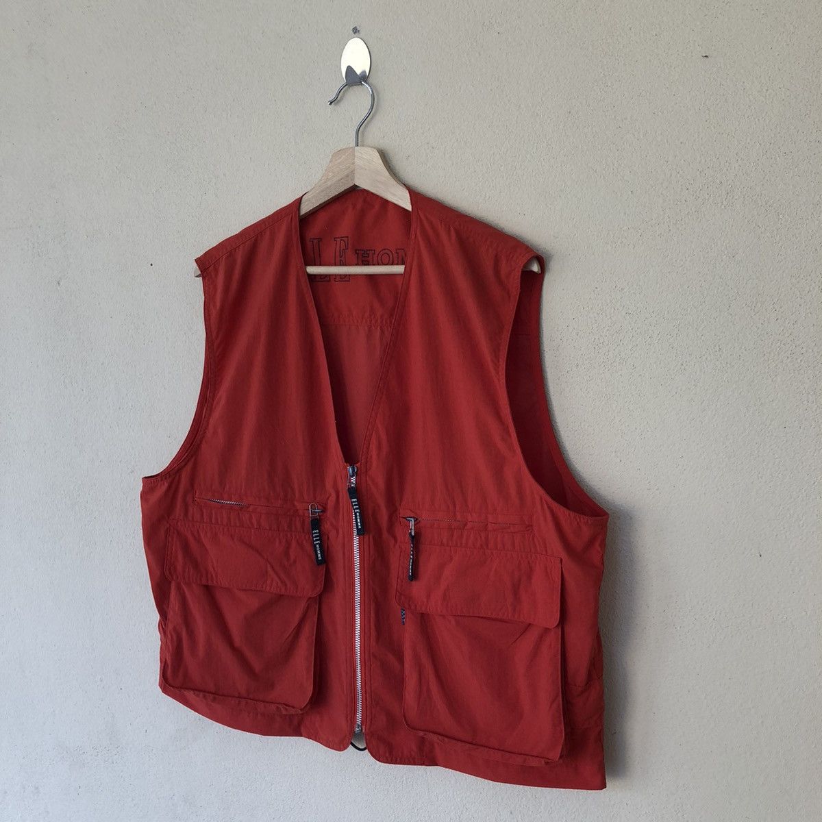 Japanese Brand Tank Top Tactical Parachute Elle Homme Paris Size US L / EU 52-54 / 3 - 2 Thumbnail