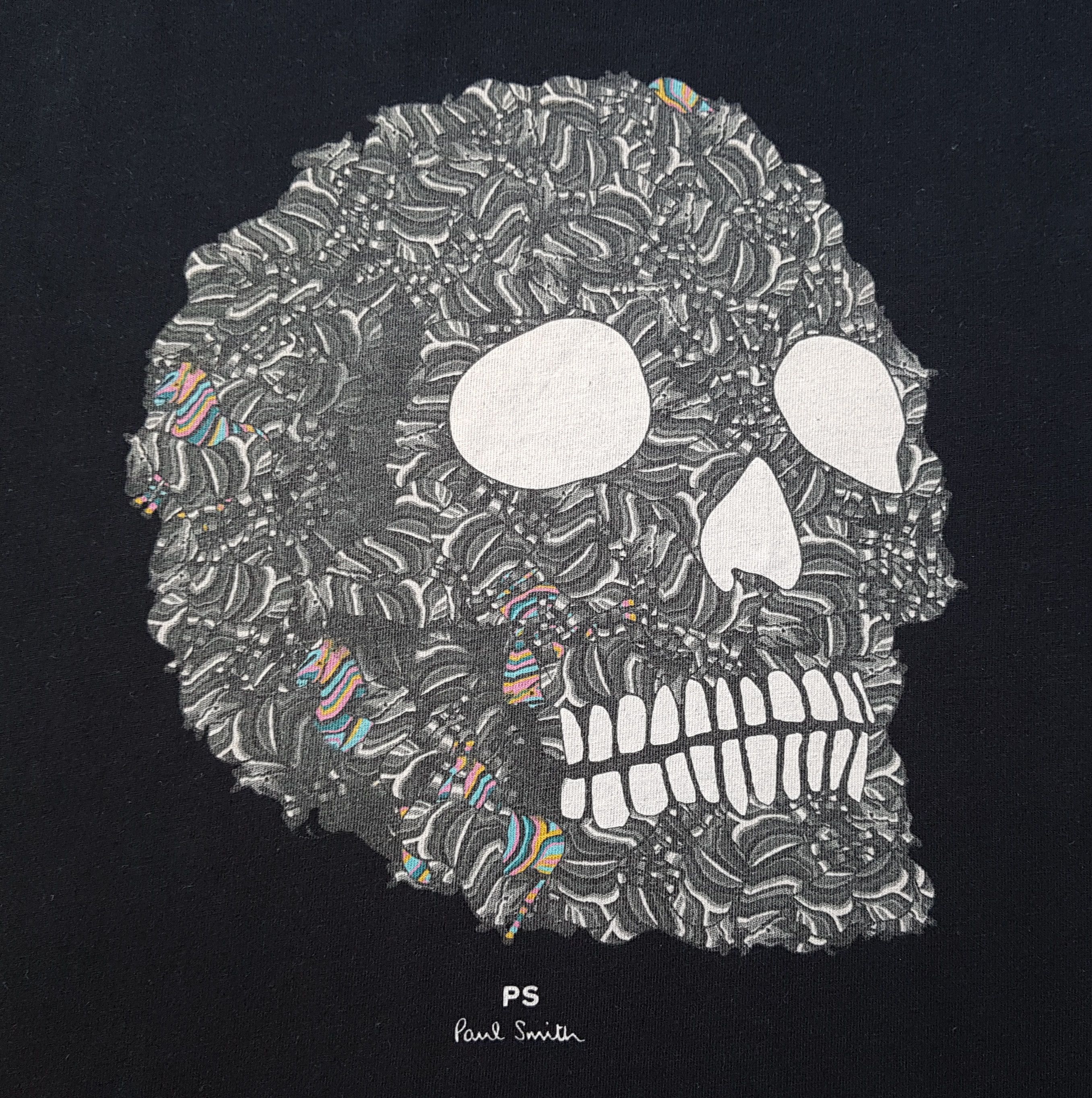 Designer × Paul Smith PS by Paul Smith Skull Print Tee T Shirt Size US S / EU 44-46 / 1 - 3 Thumbnail
