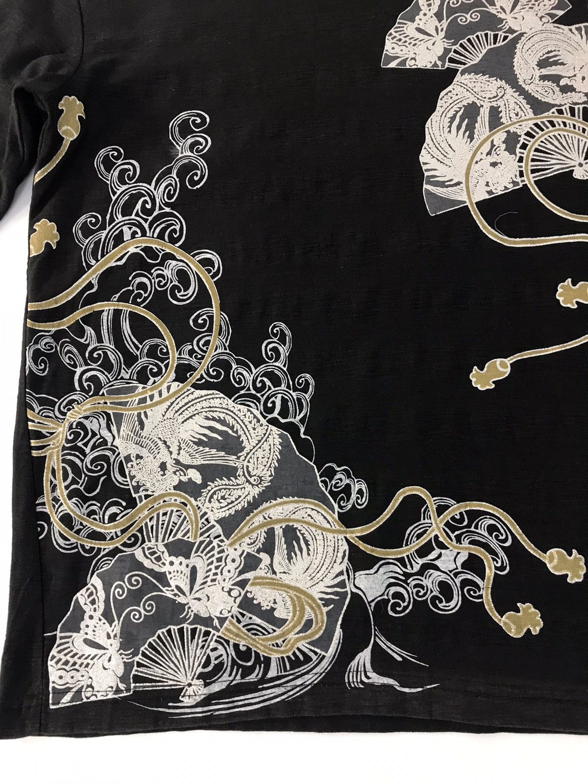 Vintage Vintage Sukajan Printed Back Side Fish Koi Big Logo Design Size US M / EU 48-50 / 2 - 4 Thumbnail