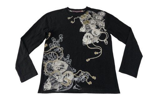 Vintage Vintage Sukajan Printed Back Side Fish Koi Big Logo Design Size US M / EU 48-50 / 2 - 1 Thumbnail