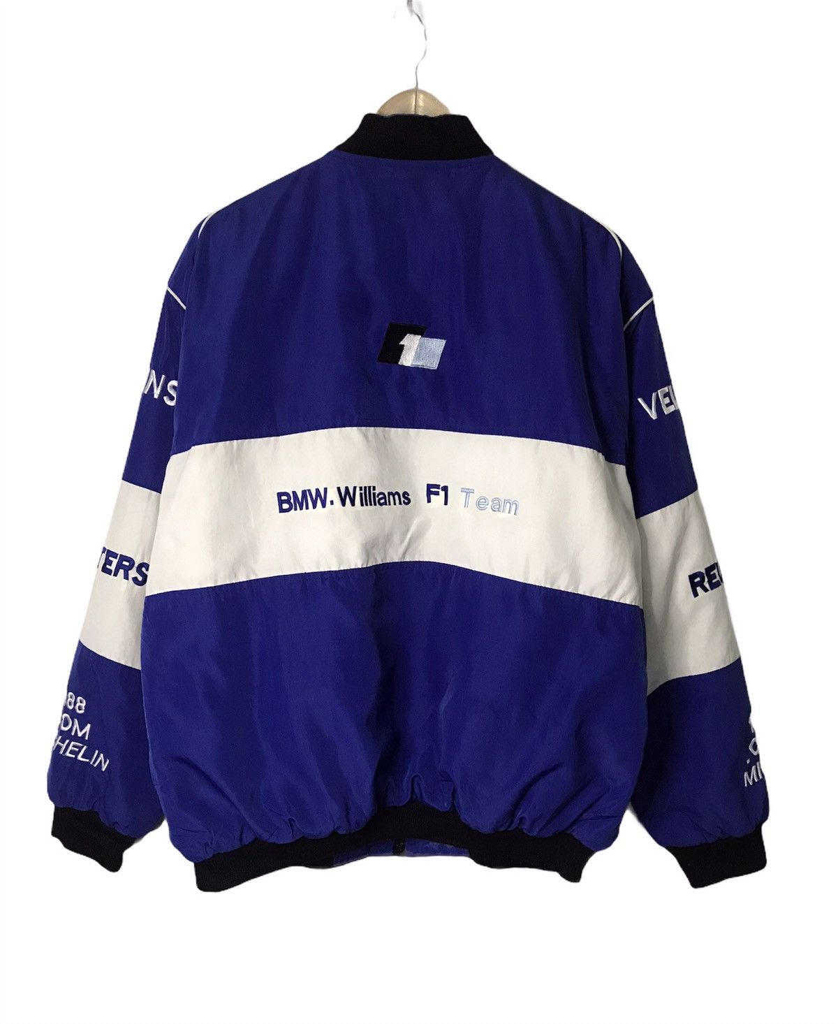 BMW × Vintage Vintage BMW F1 TEAM RACING CASTROL MICHELIN BOMBER JACKET Size US XL / EU 56 / 4 - 3 Thumbnail