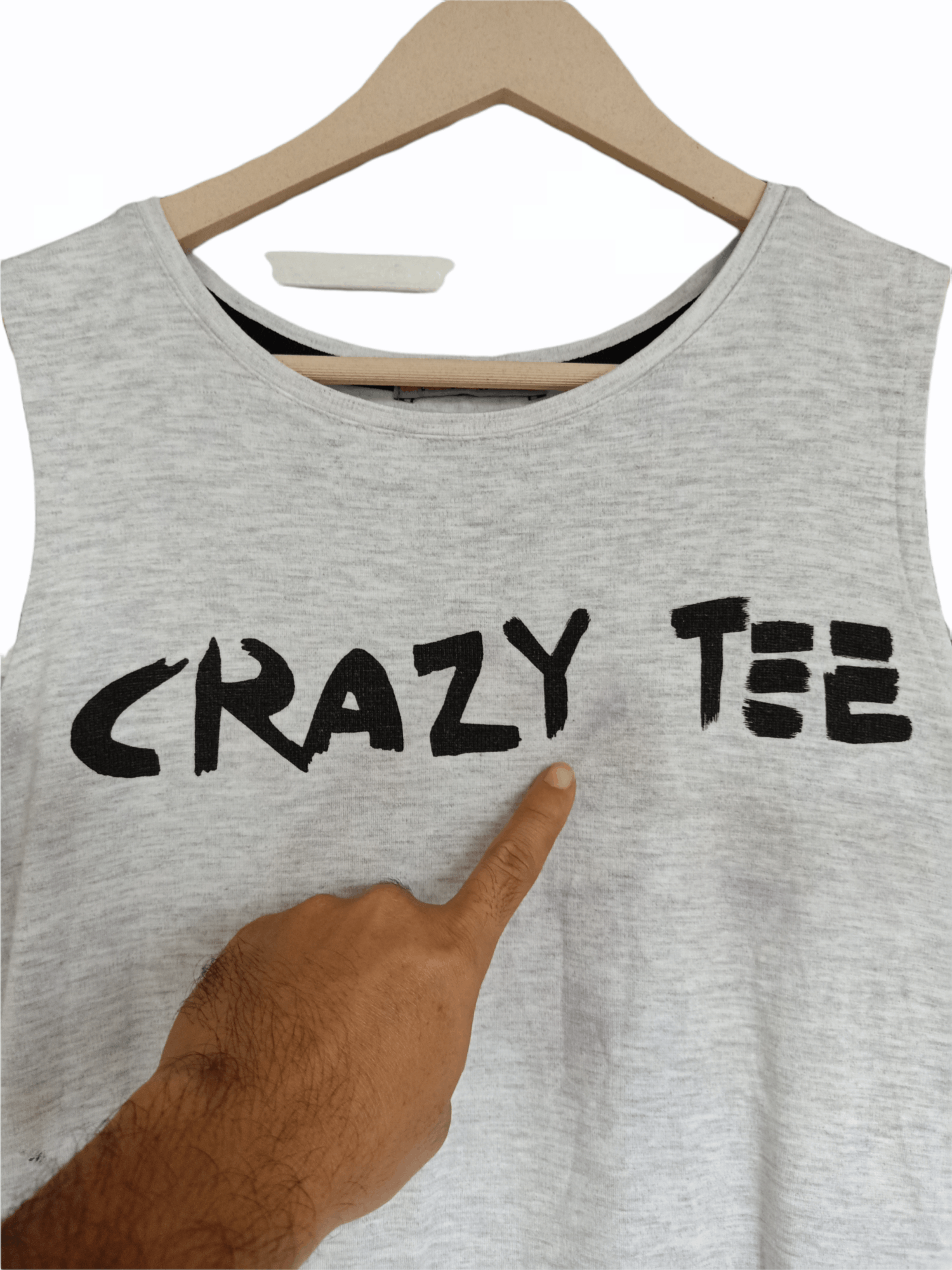 Bershka × Vintage Crazy Tee SleeveLess T Shirt Size US L / EU 52-54 / 3 - 5 Thumbnail