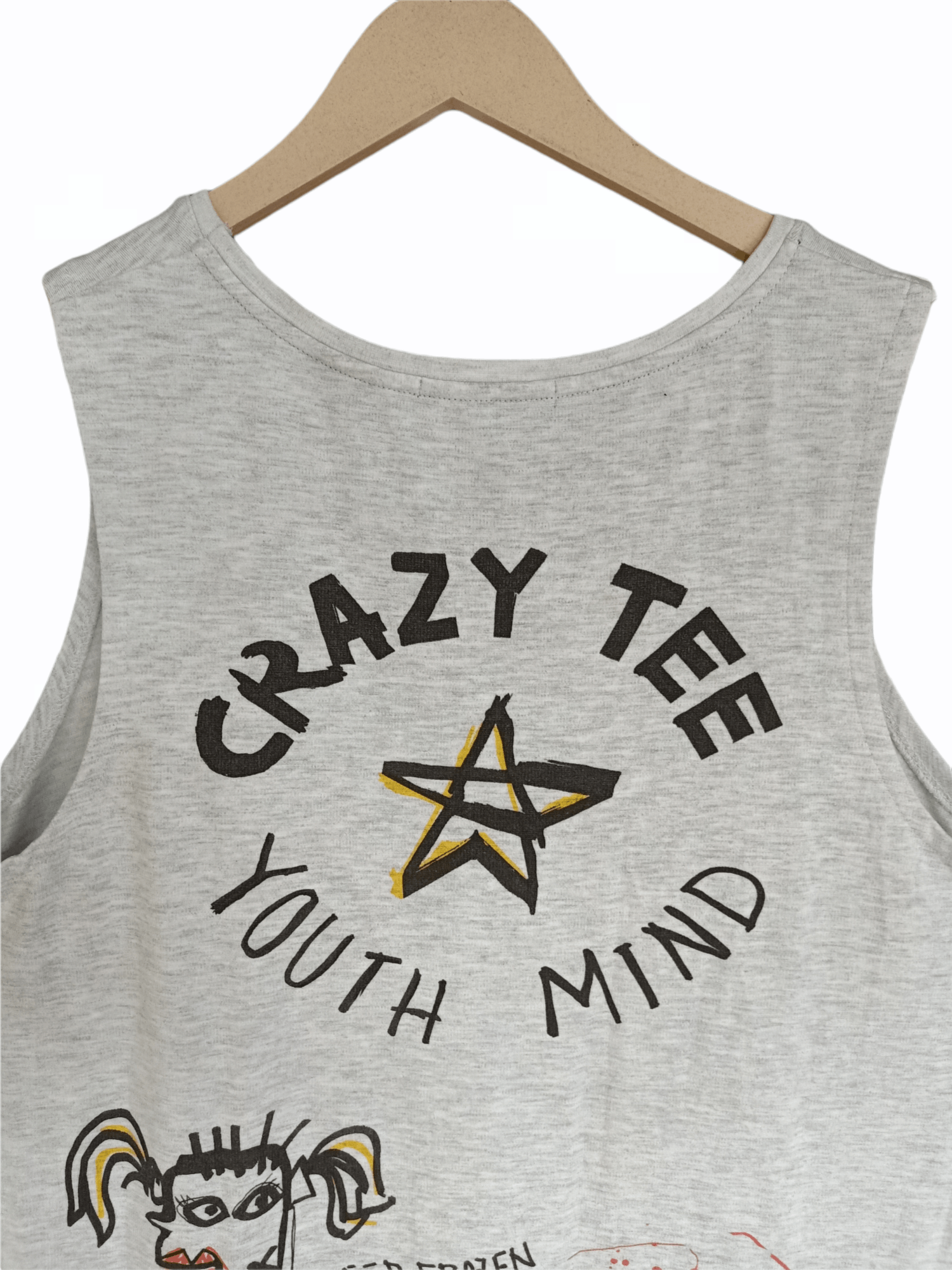 Bershka × Vintage Crazy Tee SleeveLess T Shirt Size US L / EU 52-54 / 3 - 3 Thumbnail