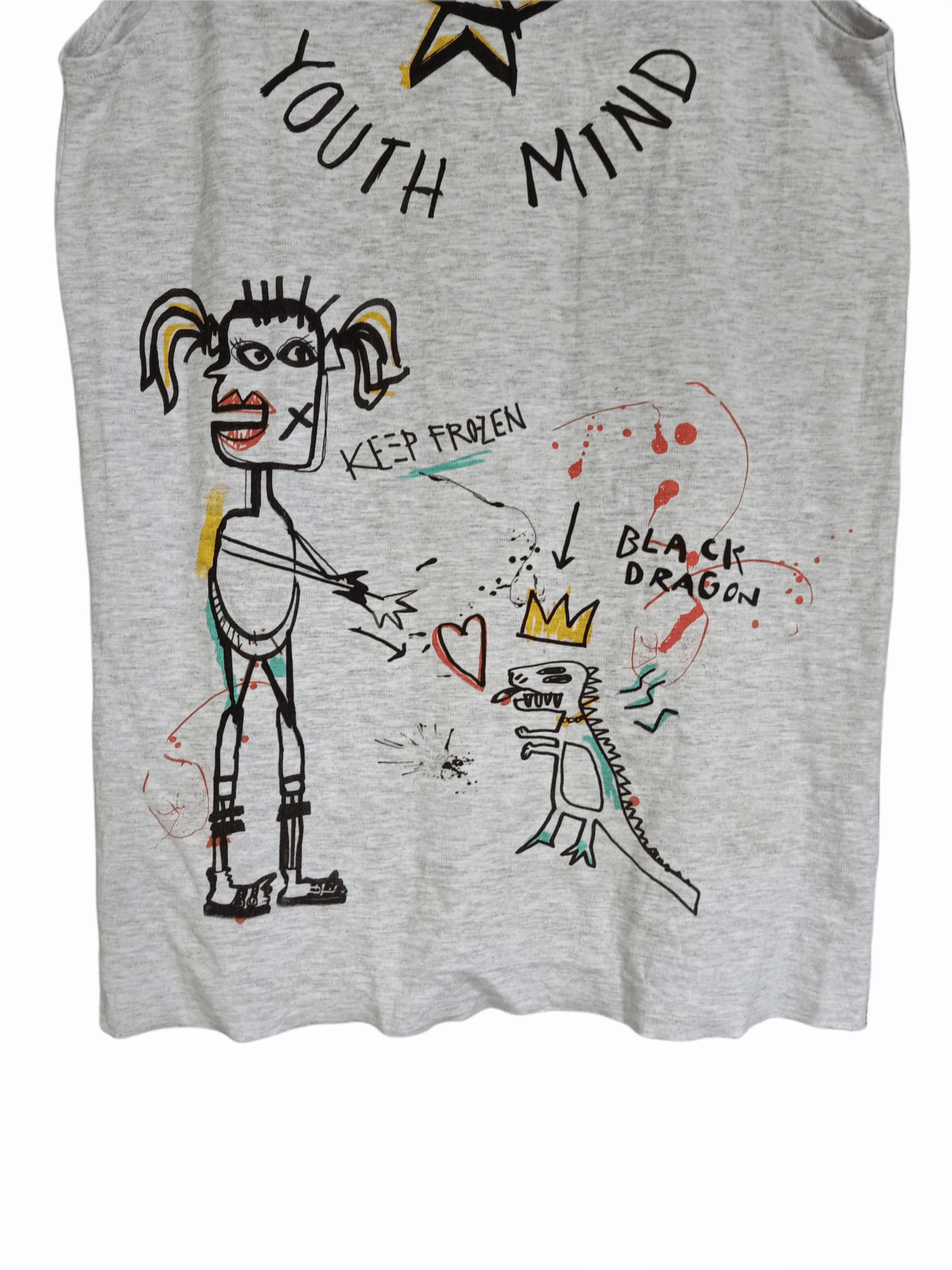 Bershka × Vintage Crazy Tee SleeveLess T Shirt Size US L / EU 52-54 / 3 - 2 Thumbnail