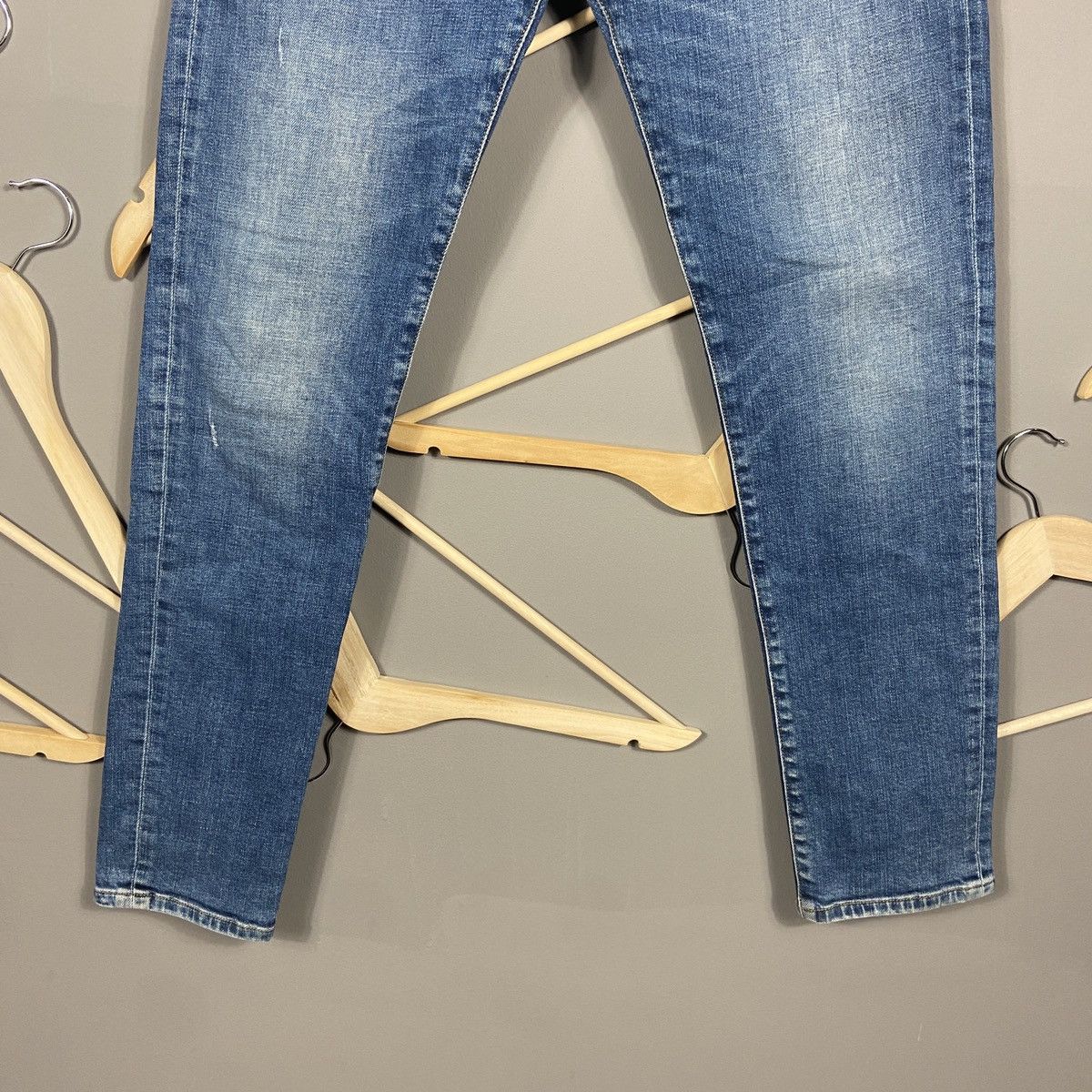 Diesel × Vintage Diesel D-Strukt Y2K Slim jeans Size US 33 - 3 Thumbnail
