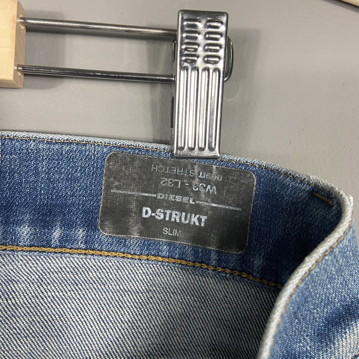 Diesel × Vintage Diesel D-Strukt Y2K Slim jeans Size US 33 - 8 Thumbnail