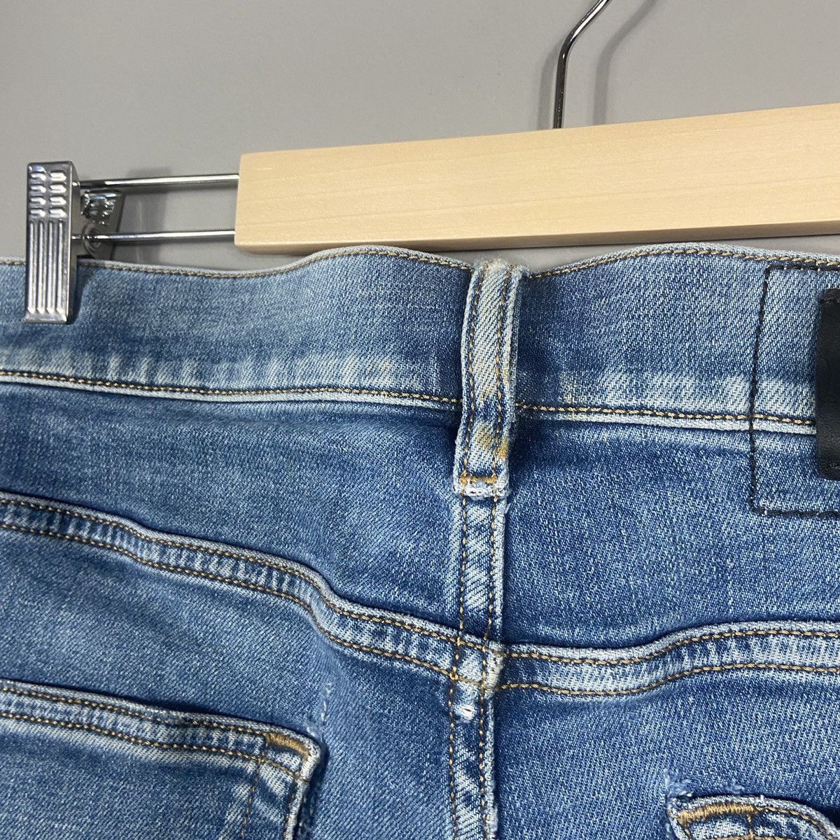 Diesel × Vintage Diesel D-Strukt Y2K Slim jeans Size US 33 - 13 Thumbnail