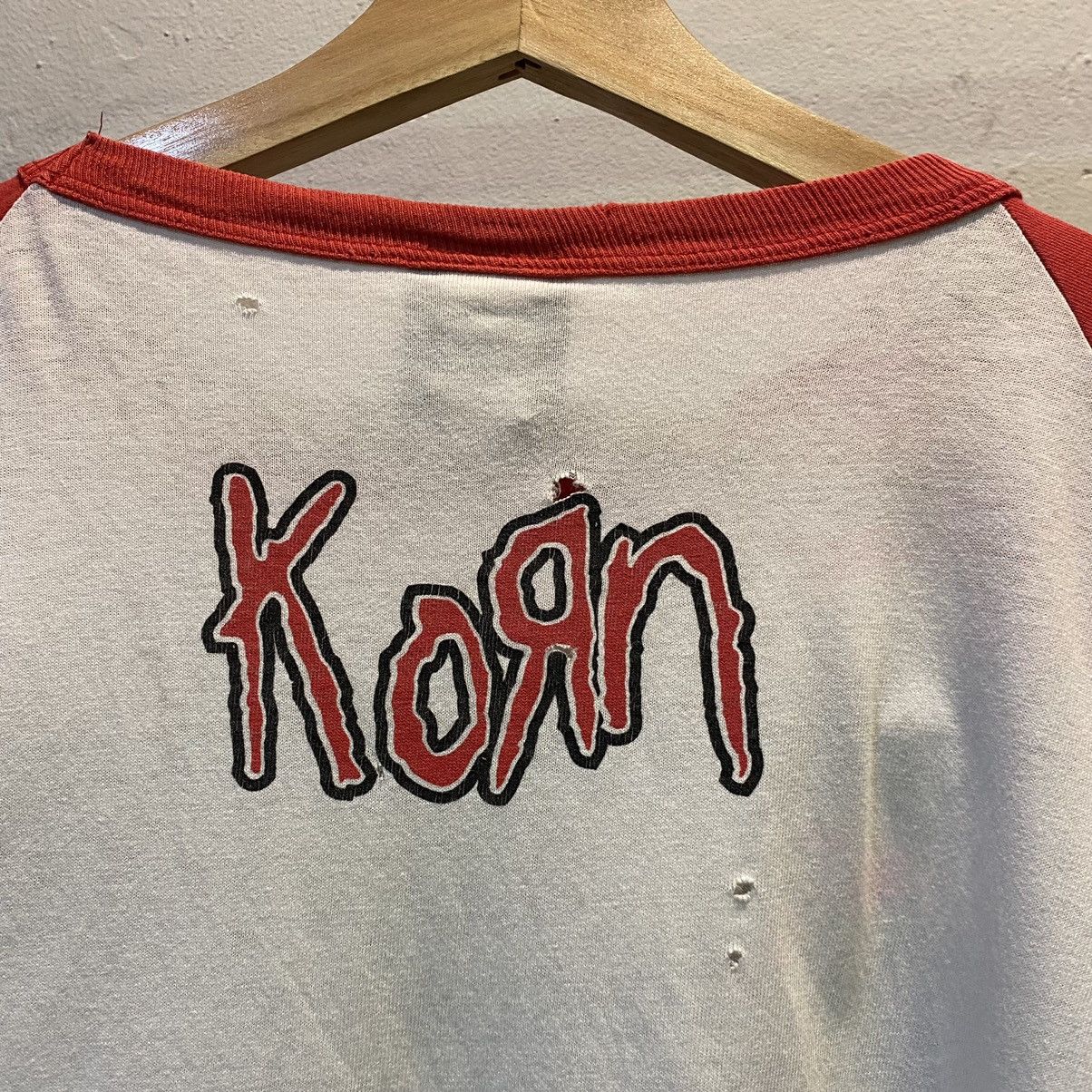 Band Tees × Giant × Vintage VINTAGE 1998‼️Korn “Follow The Leader” 3Quarter Sleeve Tee Size US XL / EU 56 / 4 - 4 Thumbnail