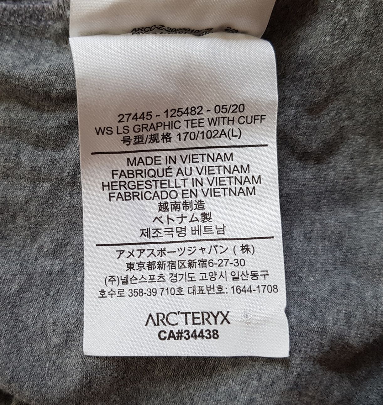 Arc'teryx Arcteryx womens graphic tee with cuff long sleeve t shirt Size L / US 10 / IT 46 - 10 Thumbnail