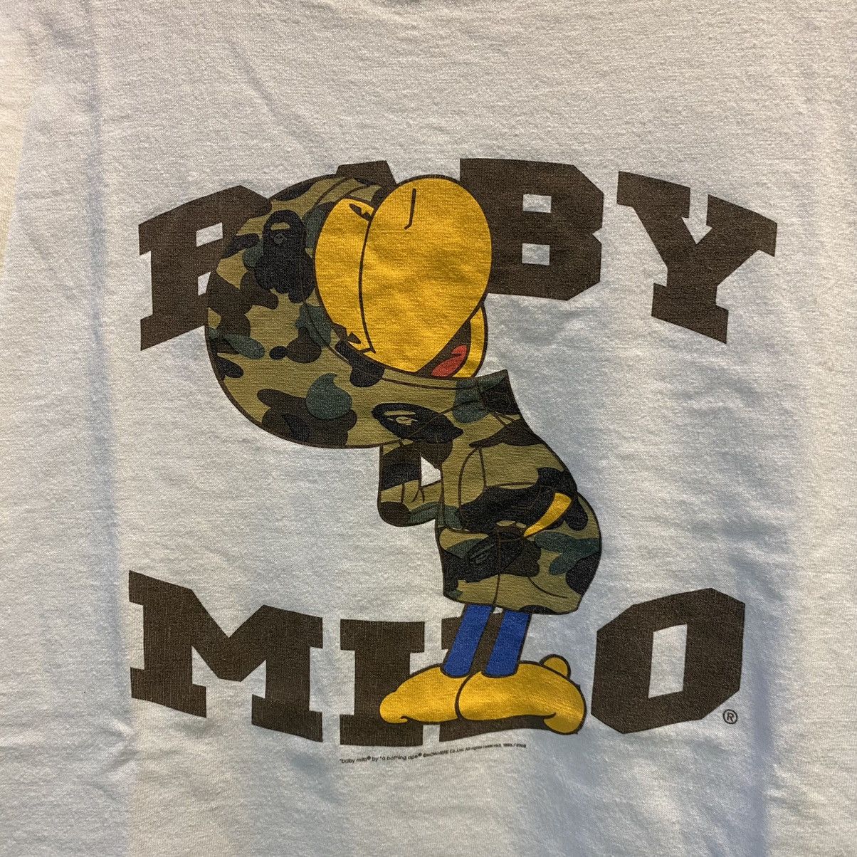 Bape Vintage OG Bape “Baby Milo” Camo 2008 Tee Size US M / EU 48-50 / 2 - 3 Thumbnail