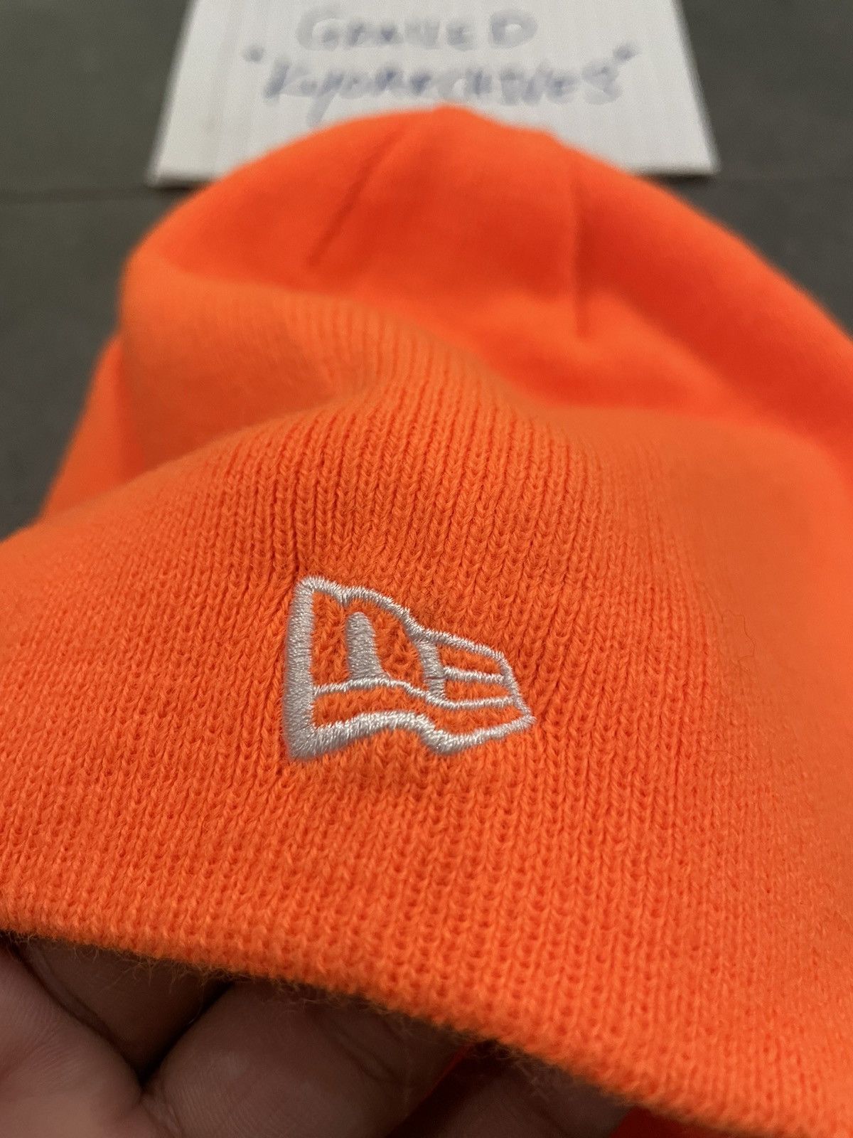 New Era NEW ERA ORANGE PLAIN BEANIE Size ONE SIZE - 2 Thumbnail