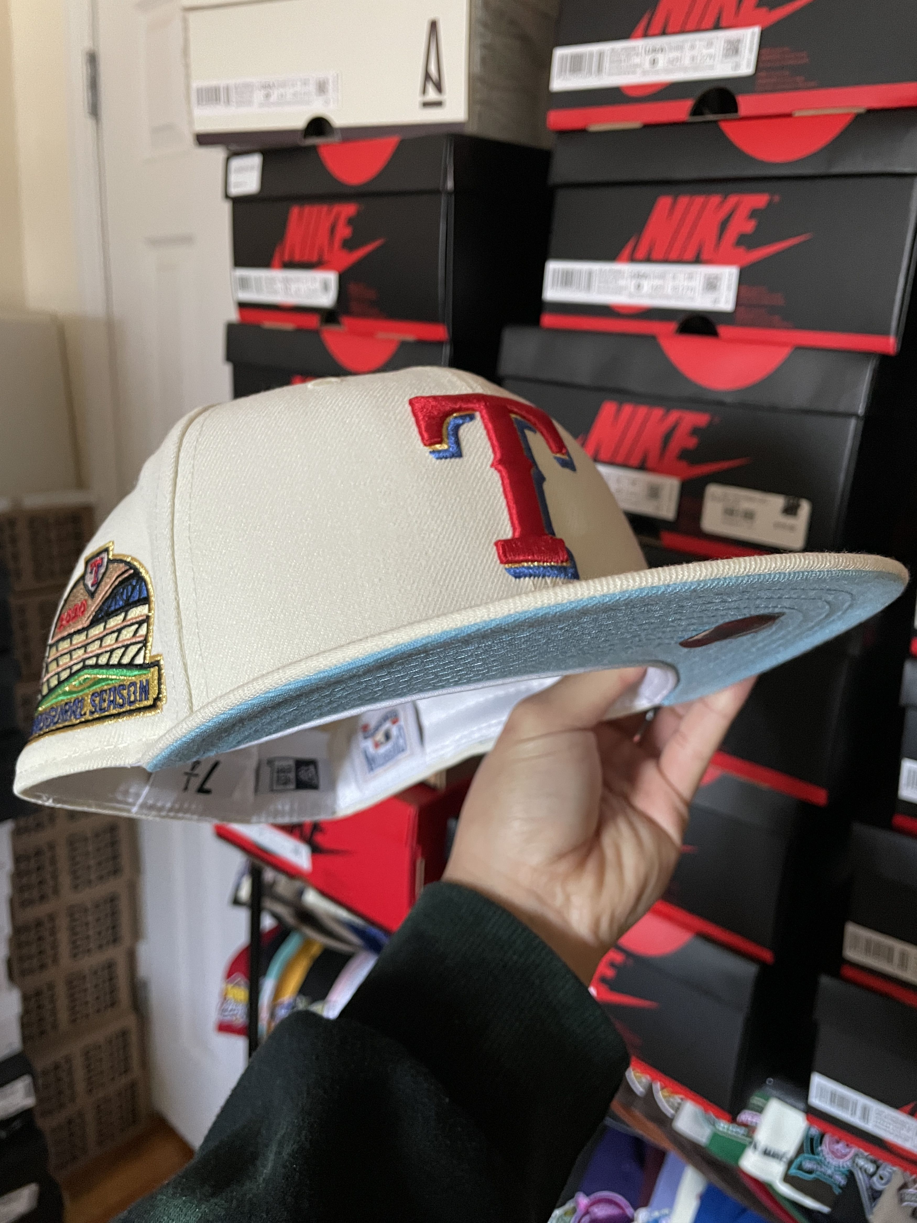 MyFitteds × New Era Myfitteds Toblerone White Texas Rangers 7 1/4 Icy Hatclub Size ONE SIZE - 7 Thumbnail