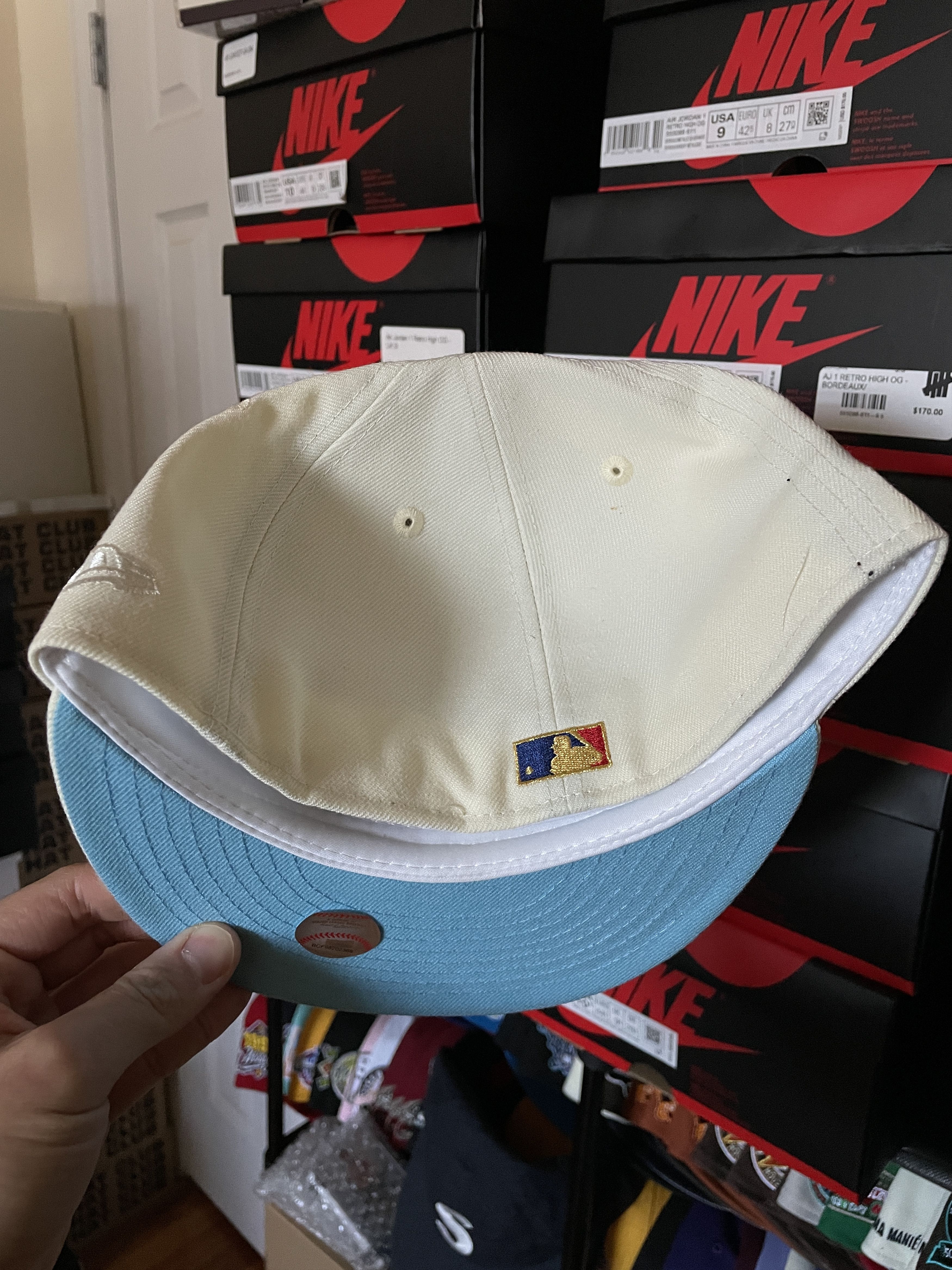 MyFitteds × New Era Myfitteds Toblerone White Texas Rangers 7 1/4 Icy Hatclub Size ONE SIZE - 5 Thumbnail