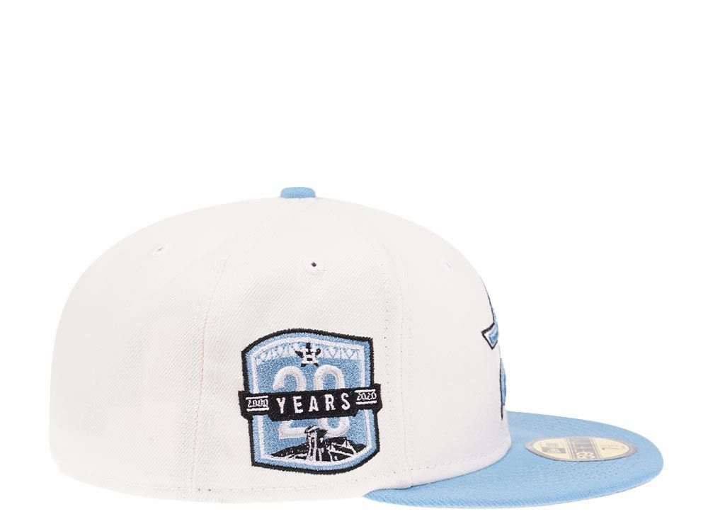 MLB × New Era 7 1/8 White Blue Houston Astros 20 Years Icy Cream Two Tone Size ONE SIZE - 9 Thumbnail