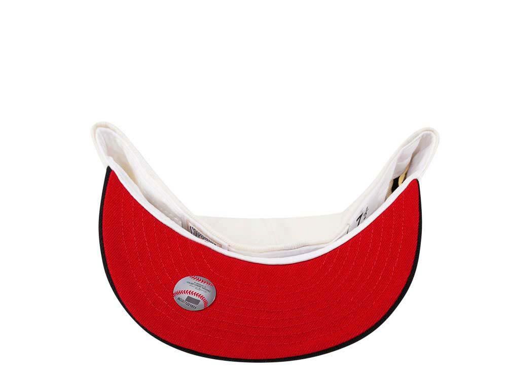MLB × New Era White Black Red Pittsburgh Pirates 7 1/8 Two 2 Tone Topperz Size ONE SIZE - 11 Thumbnail