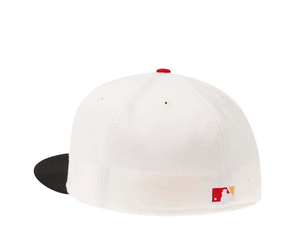 MLB × New Era White Black Red Pittsburgh Pirates 7 1/8 Two 2 Tone Topperz Size ONE SIZE - 10 Thumbnail