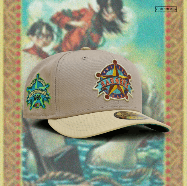 MLB × MyFitteds × New Era 7 1/8 Myfitteds Ultimate End Texas Rangers ASG 1995 All Star Size ONE SIZE - 8 Thumbnail