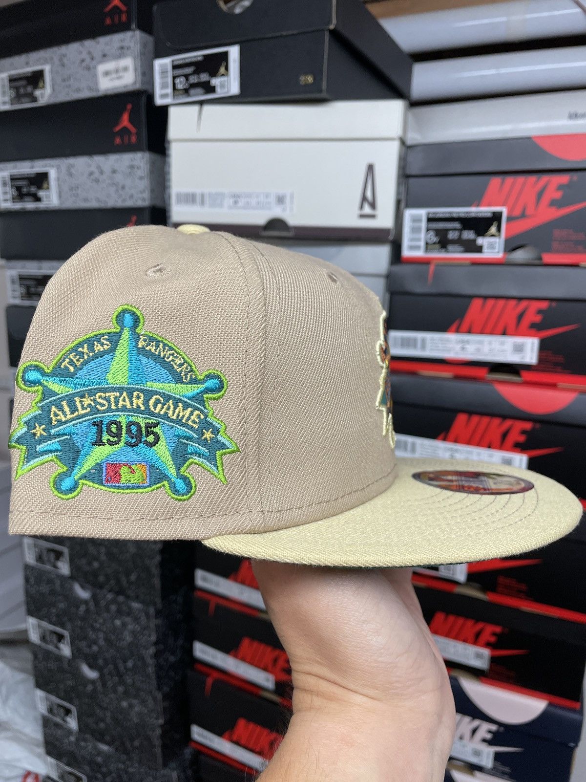 MLB × MyFitteds × New Era 7 1/8 Myfitteds Ultimate End Texas Rangers ASG 1995 All Star Size ONE SIZE - 3 Thumbnail