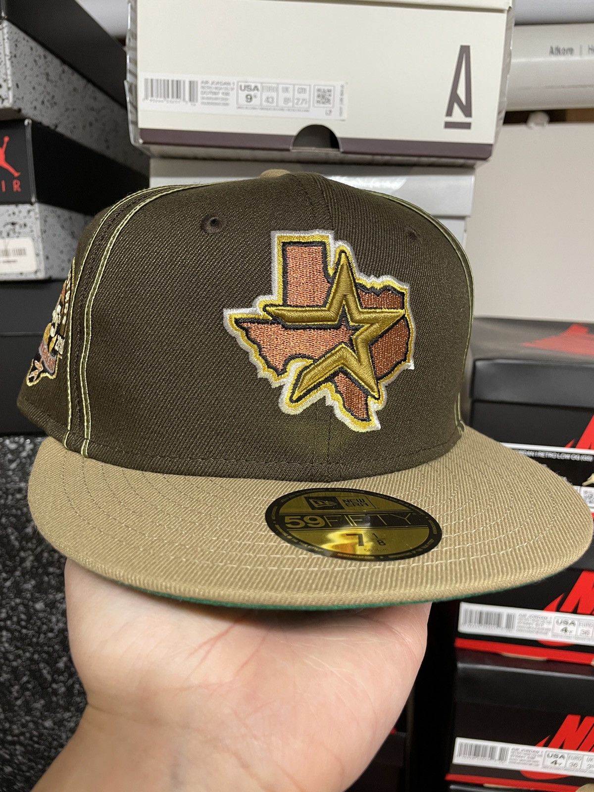 MLB × MyFitteds × New Era 7 1/8 Myfitteds Haganezuka Hotaru Houston Astros 45th Gold Size ONE SIZE - 1 Thumbnail