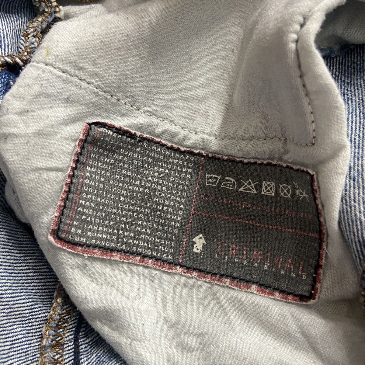 Vintage Vintage Y2K Criminal Lifer Brand jeans Size US 34 / EU 50 - 17 Thumbnail