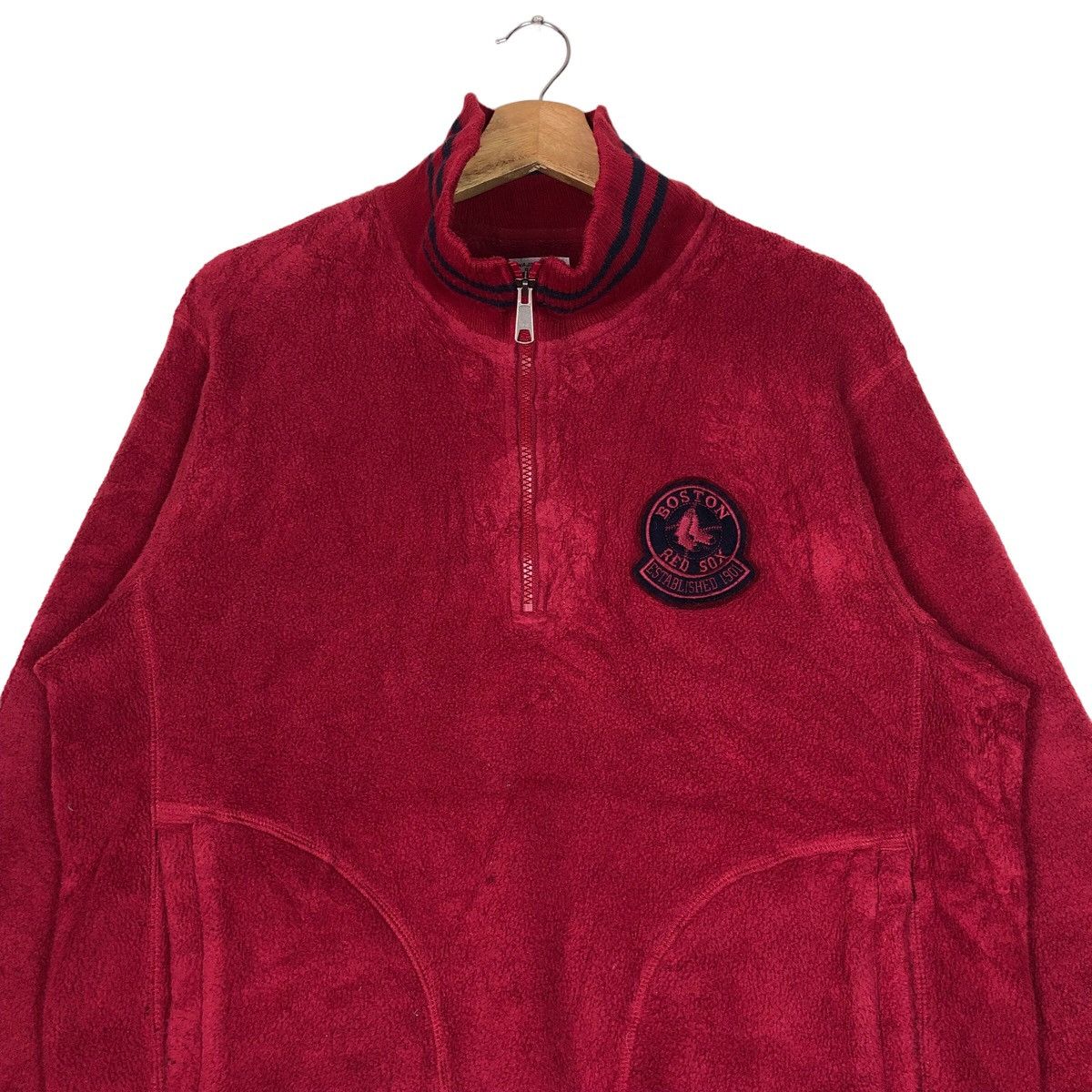 MLB Boston Red Sox Fleece Pullover Patch Logo Size US L / EU 52-54 / 3 - 2 Thumbnail