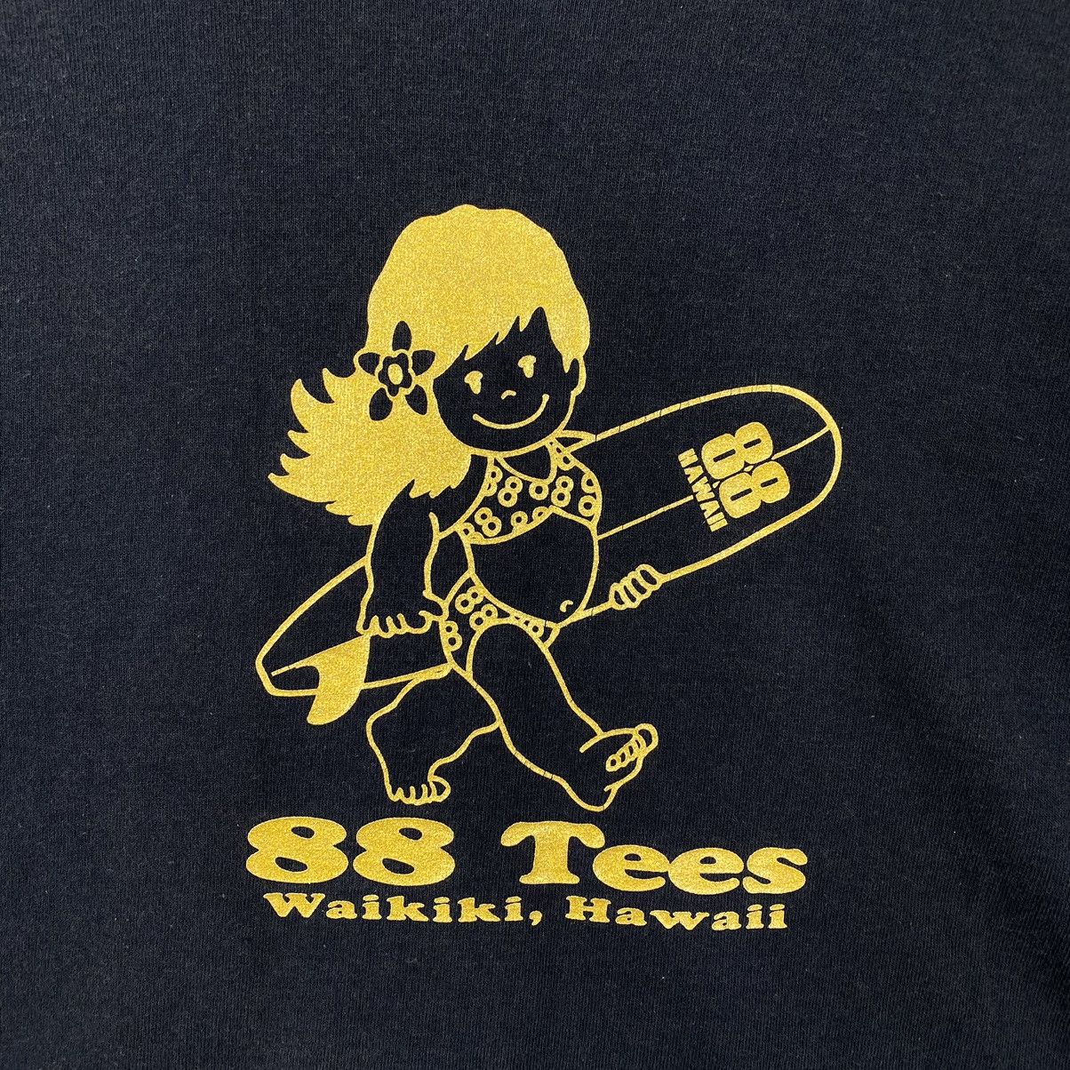 Other 88 TEES Waikiki,Hawaii Girl With Surfboard Print Slim Black Size S / US 4 / IT 40 - 3 Thumbnail