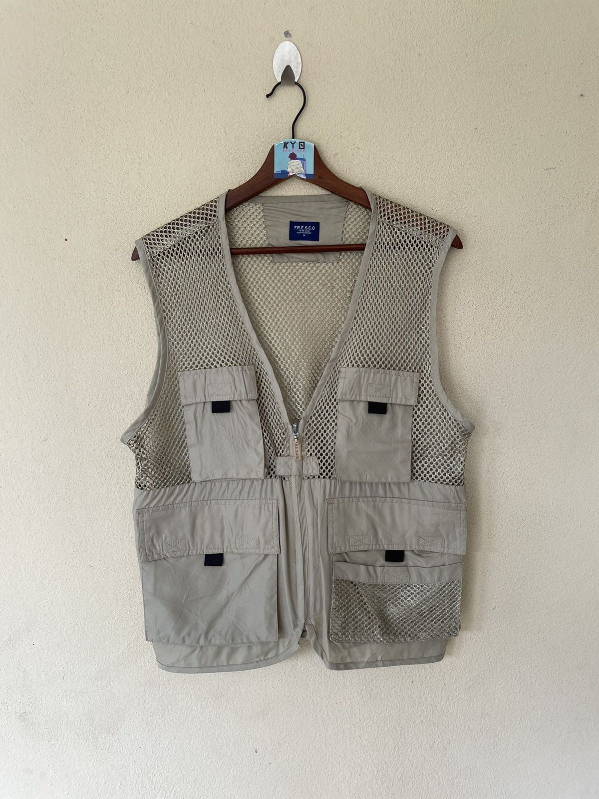 Japanese Brand × Vintage VINTAGE FRESCO UTILITIES VEST Size US M / EU 48-50 / 2 - 2 Thumbnail