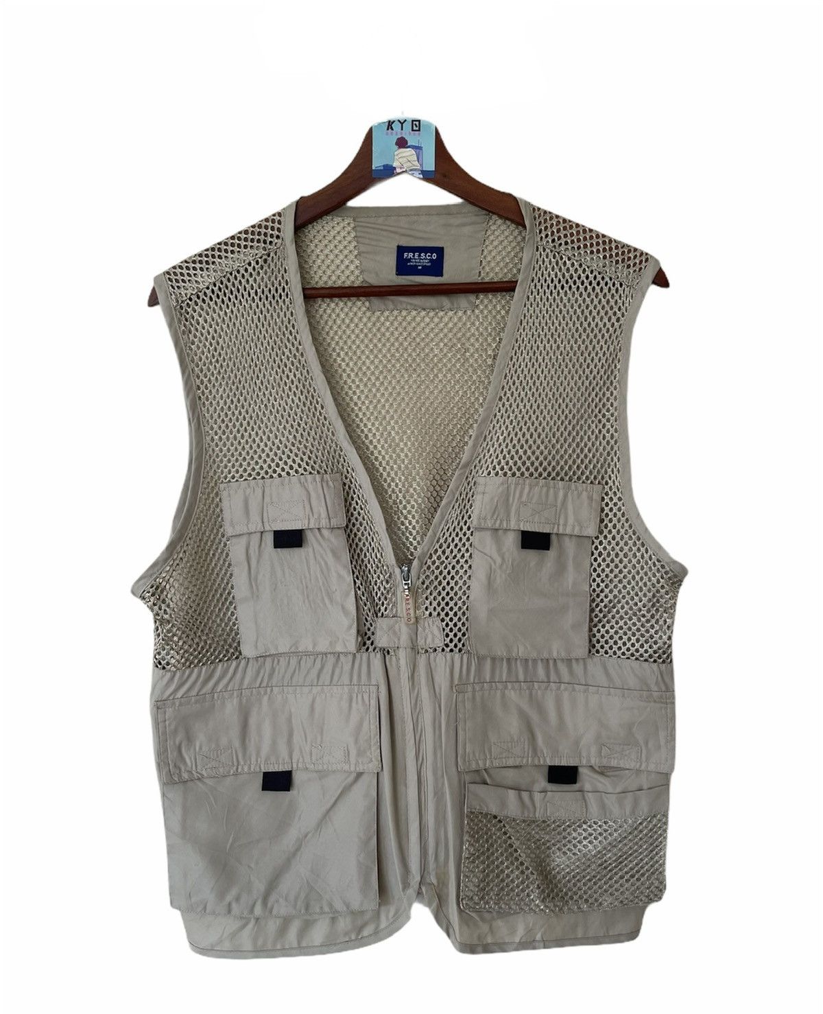 Japanese Brand × Vintage VINTAGE FRESCO UTILITIES VEST Size US M / EU 48-50 / 2 - 1 Thumbnail