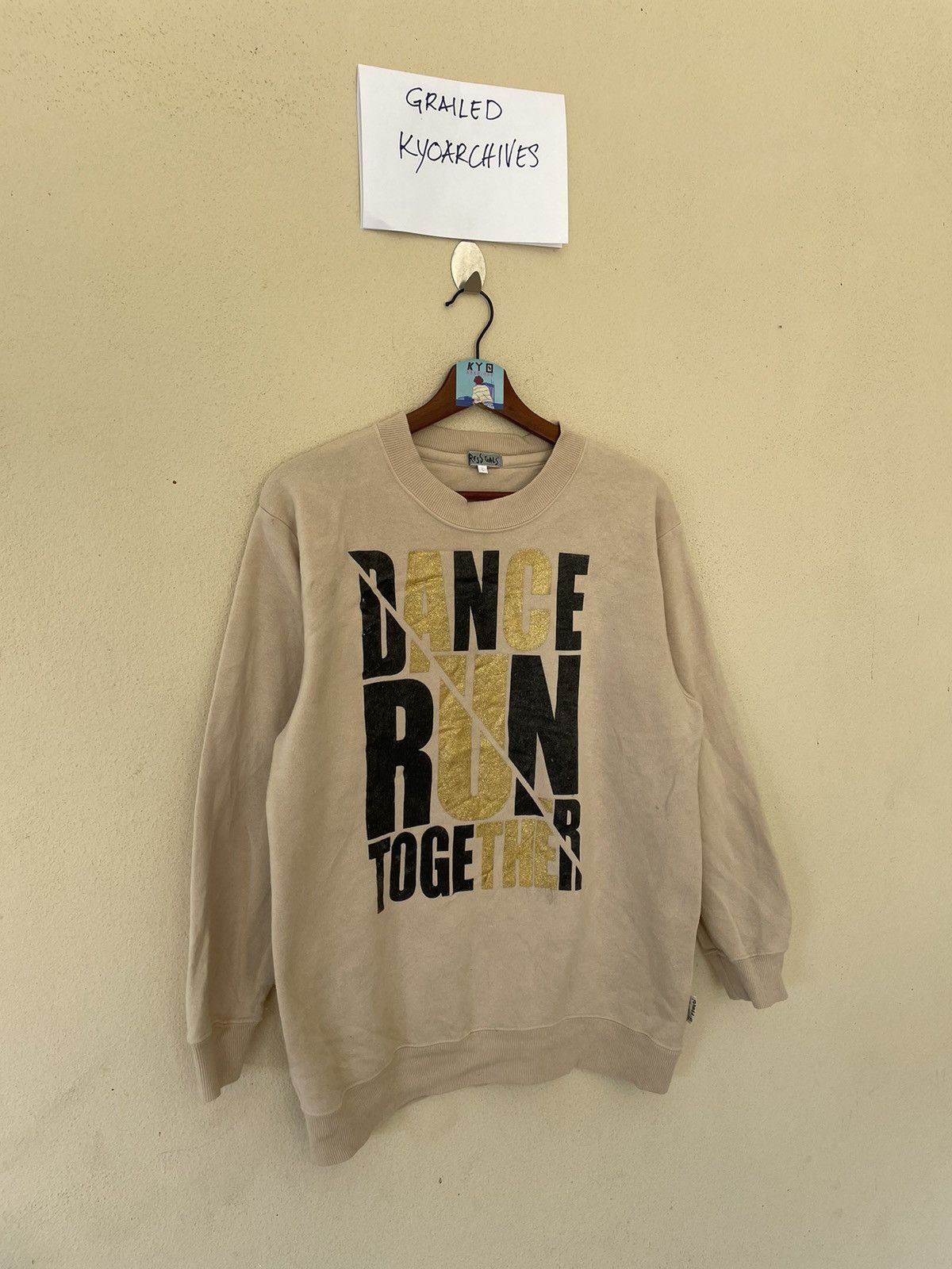 Japanese Brand × Vintage VINTAGE PRESS GAL DANCE RUN SWEATSHIRT Size US L / EU 52-54 / 3 - 2 Thumbnail