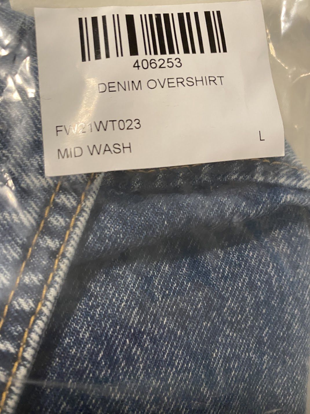 Aime Leon Dore Aime Leon Dore Denim Overshirt - f/w 21 mid wash Size US L / EU 52-54 / 3 - 5 Thumbnail
