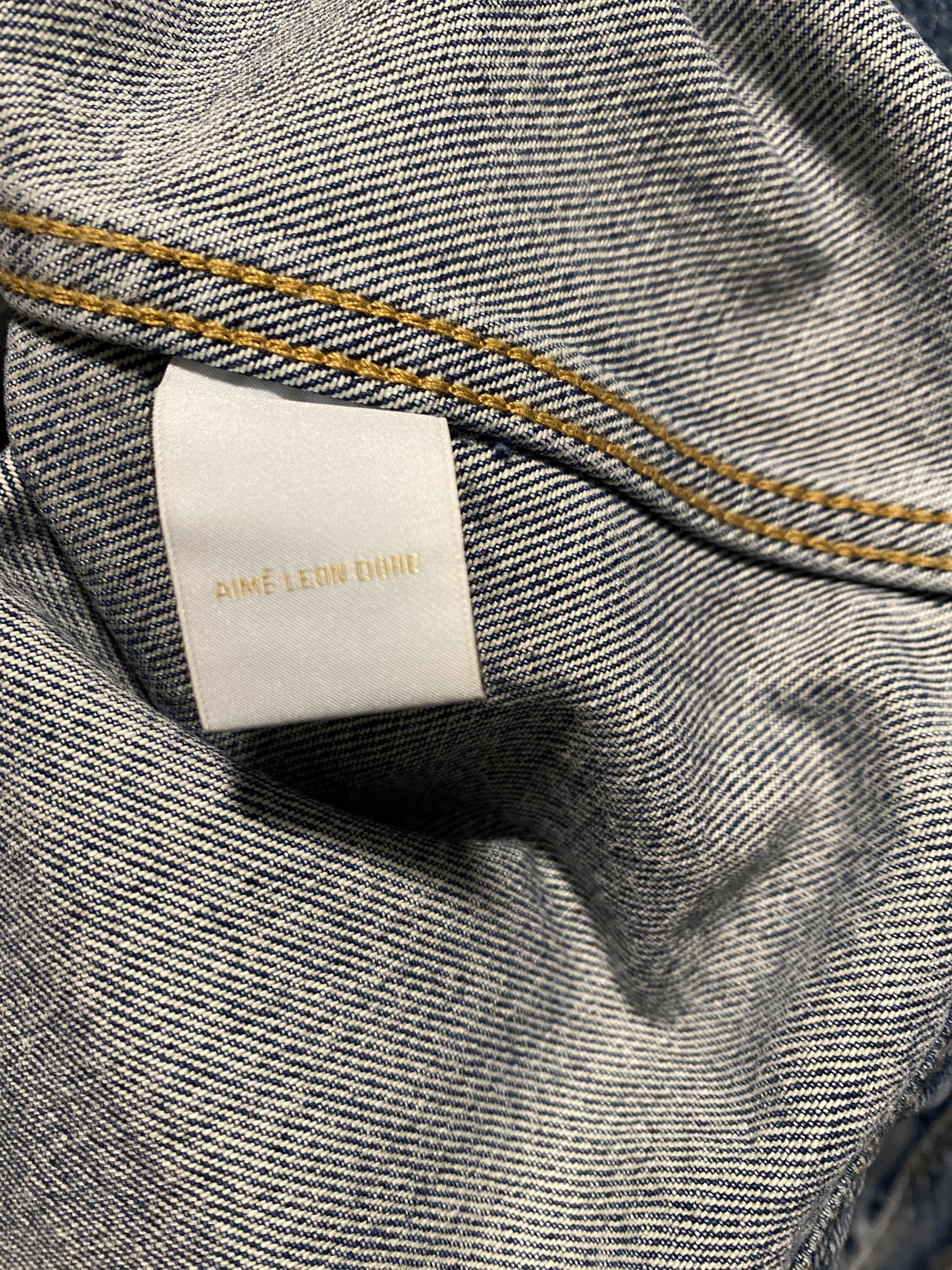 Aime Leon Dore Aime Leon Dore Denim Overshirt - f/w 21 mid wash Size US L / EU 52-54 / 3 - 3 Thumbnail
