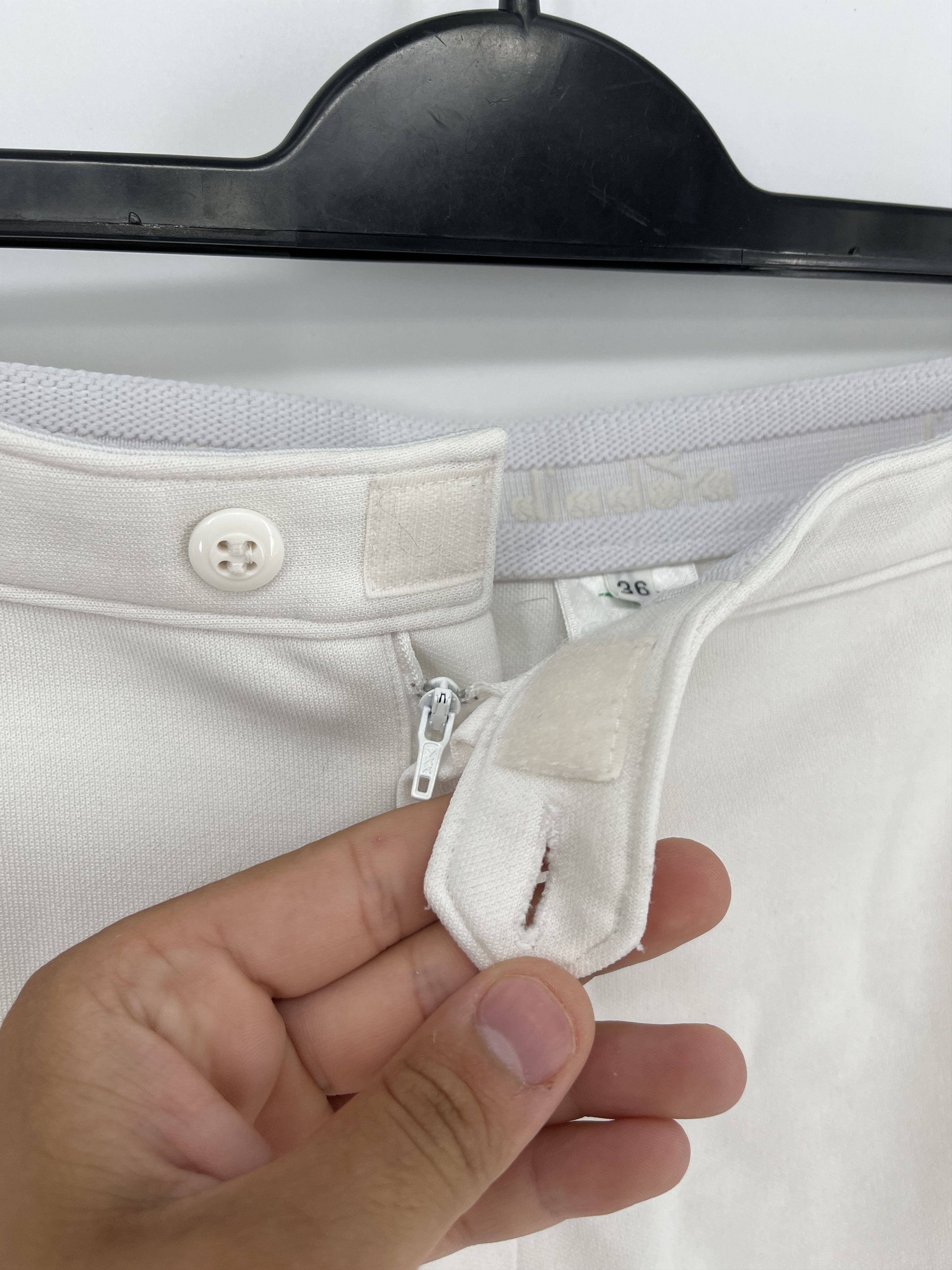 Diadora × Vintage Vintage 80s Diadora White Vintage Tennis Shorts RARE Luxury Size US 36 / EU 52 - 8 Thumbnail