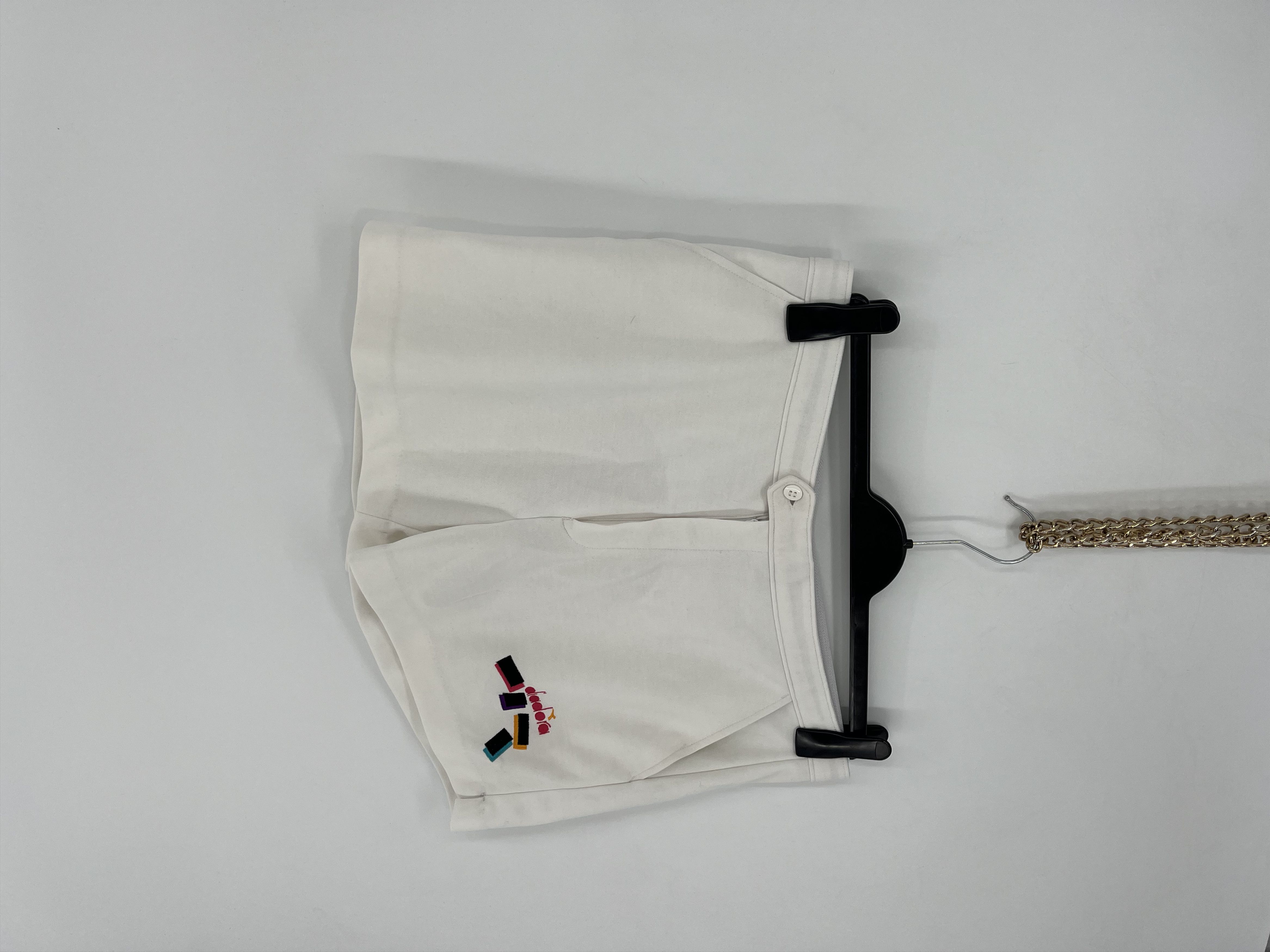 Diadora × Vintage Vintage 80s Diadora White Vintage Tennis Shorts RARE Luxury Size US 36 / EU 52 - 2 Thumbnail